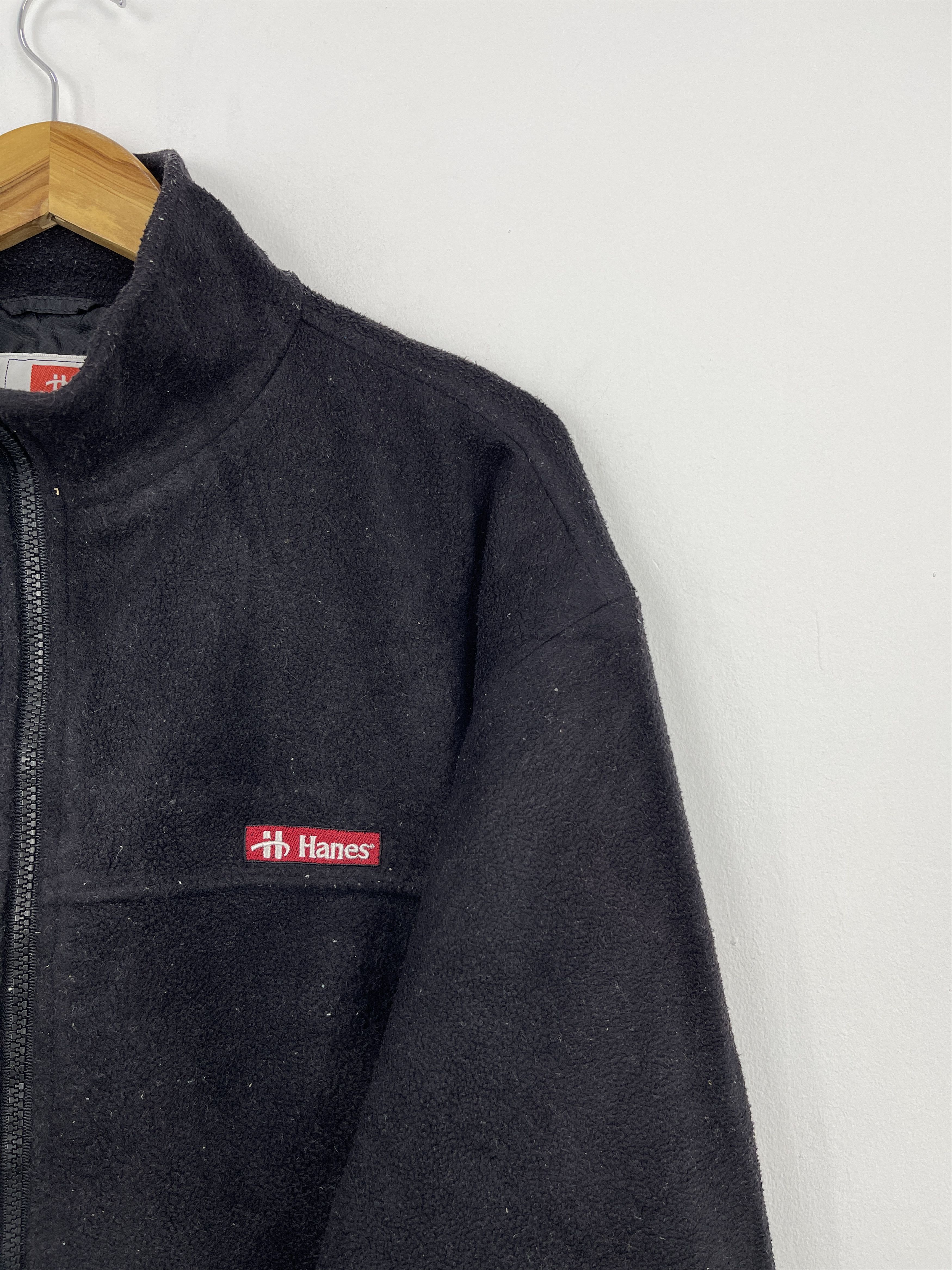 Hanes Vintage 90’s Hanes North Carolina USA Fleece Jacket JA0036 Size US XL / EU 56 / 4 - 6 Thumbnail