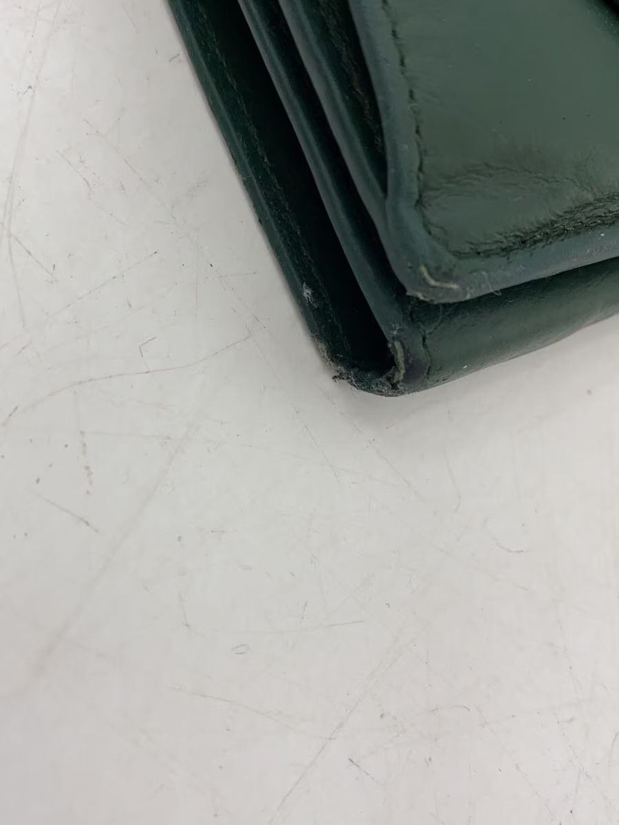 Balenciaga Balenciaga Leather Bi-Fold Wallet Green Size ONE SIZE - 9 Thumbnail