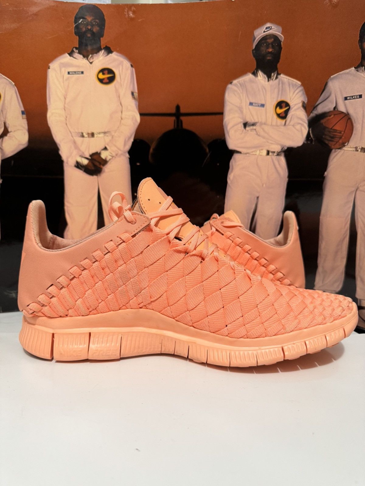 Nike Nike Free Inneva Woven Tech SP Sunset Sz 10.5 705797-888 Size US 10.5 / EU 43-44 - 5 Thumbnail