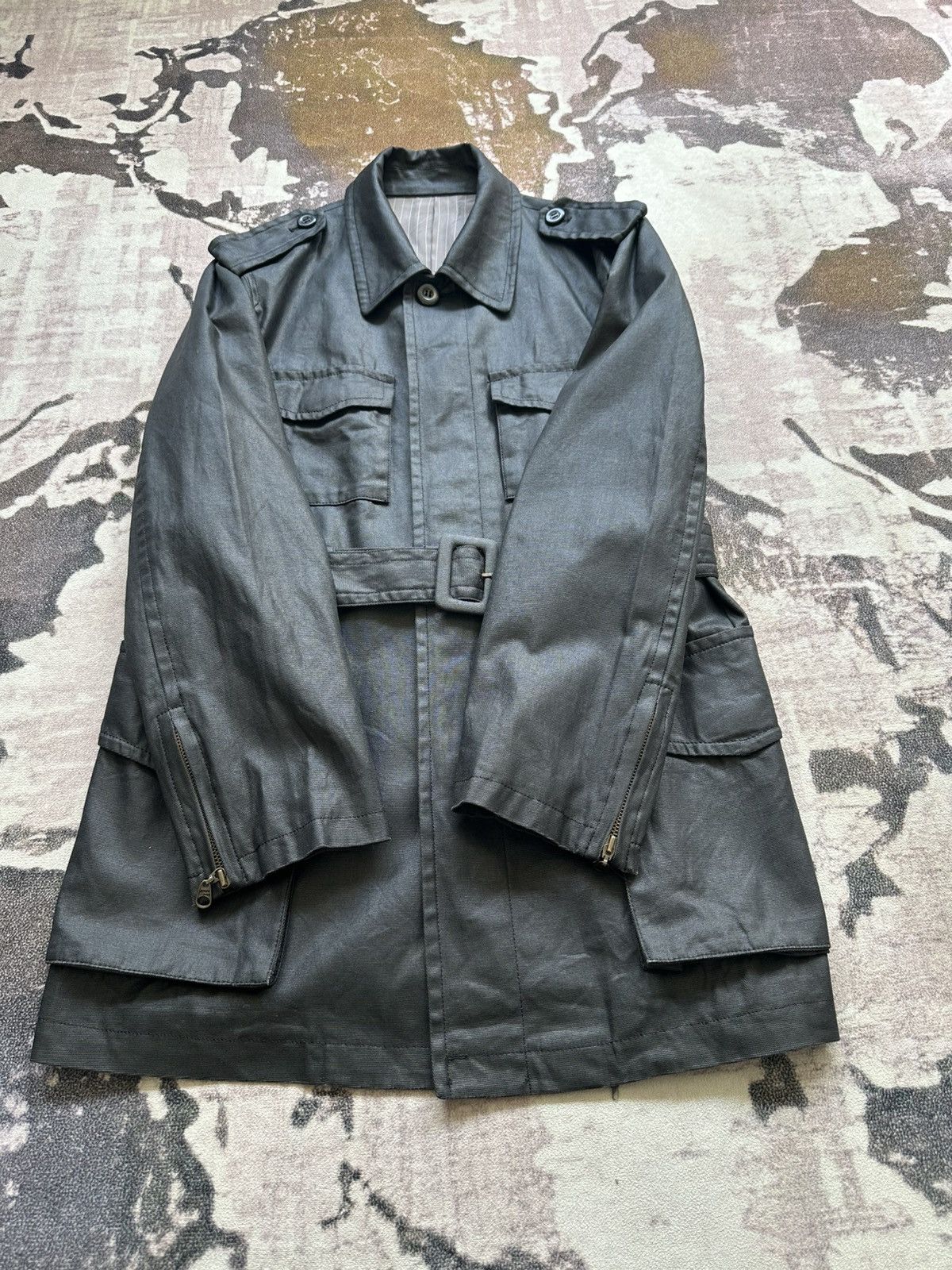 JUN MEN 80’s Junmen waxed trench coat Size US M / EU 48-50 / 2 - 5 Thumbnail