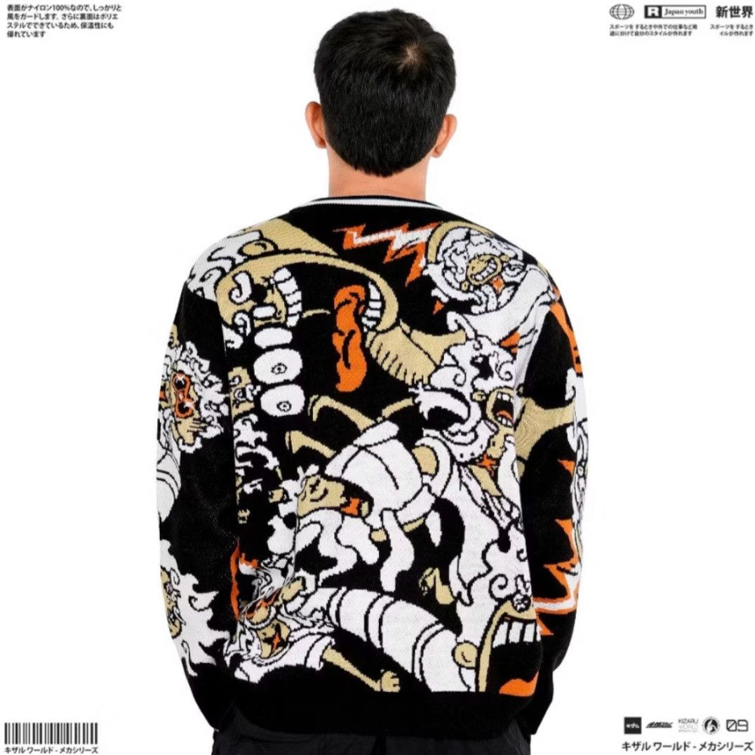 Japanese Brand Joy Boy Black one piece knitwear cardigan Size US S / EU 44-46 / 1 - 5 Thumbnail
