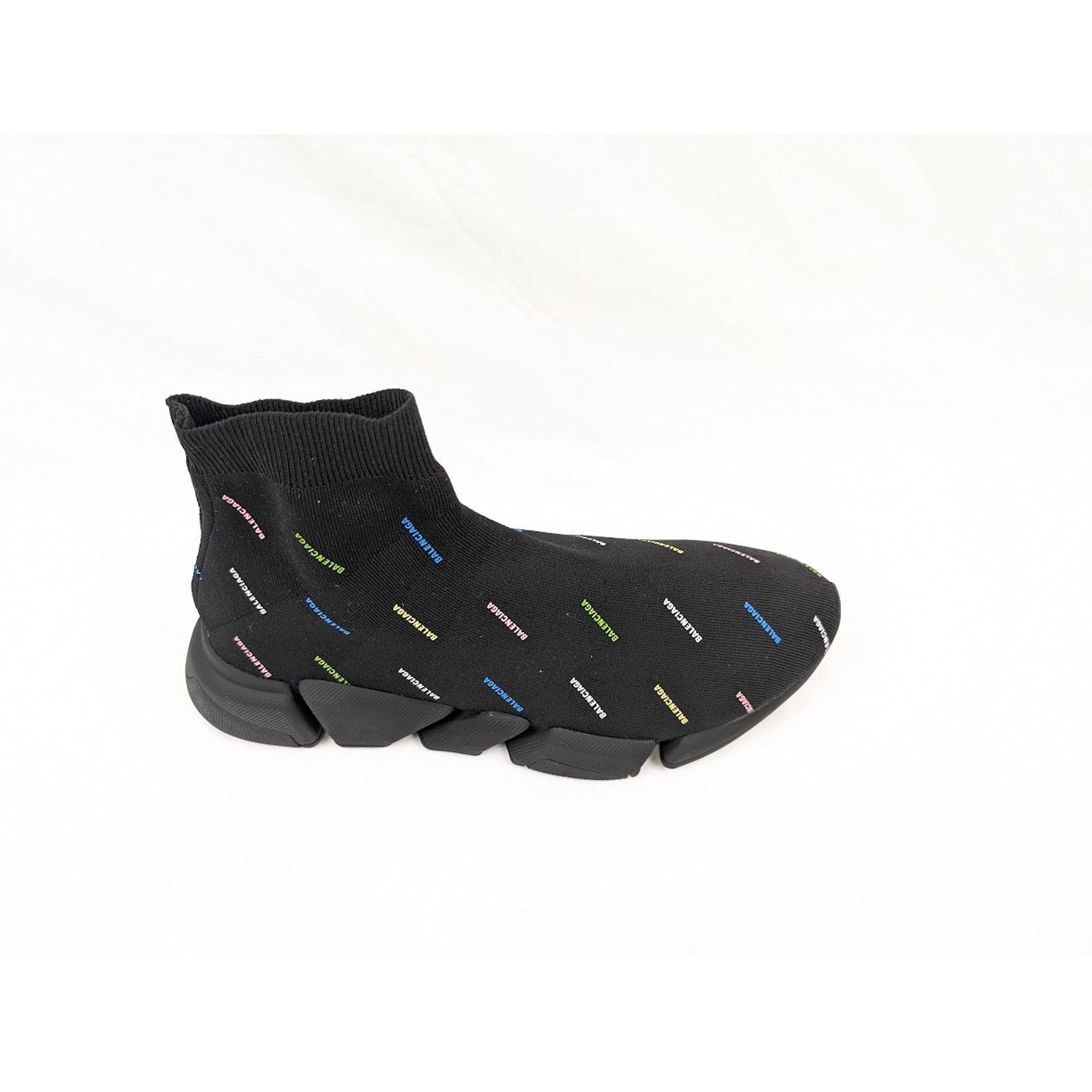 Balenciaga o1rshd1 Recycled Speed 2.0 Low-Top Sneakers Black/Multicolor Size US 13 / EU 46 - 3 Thumbnail