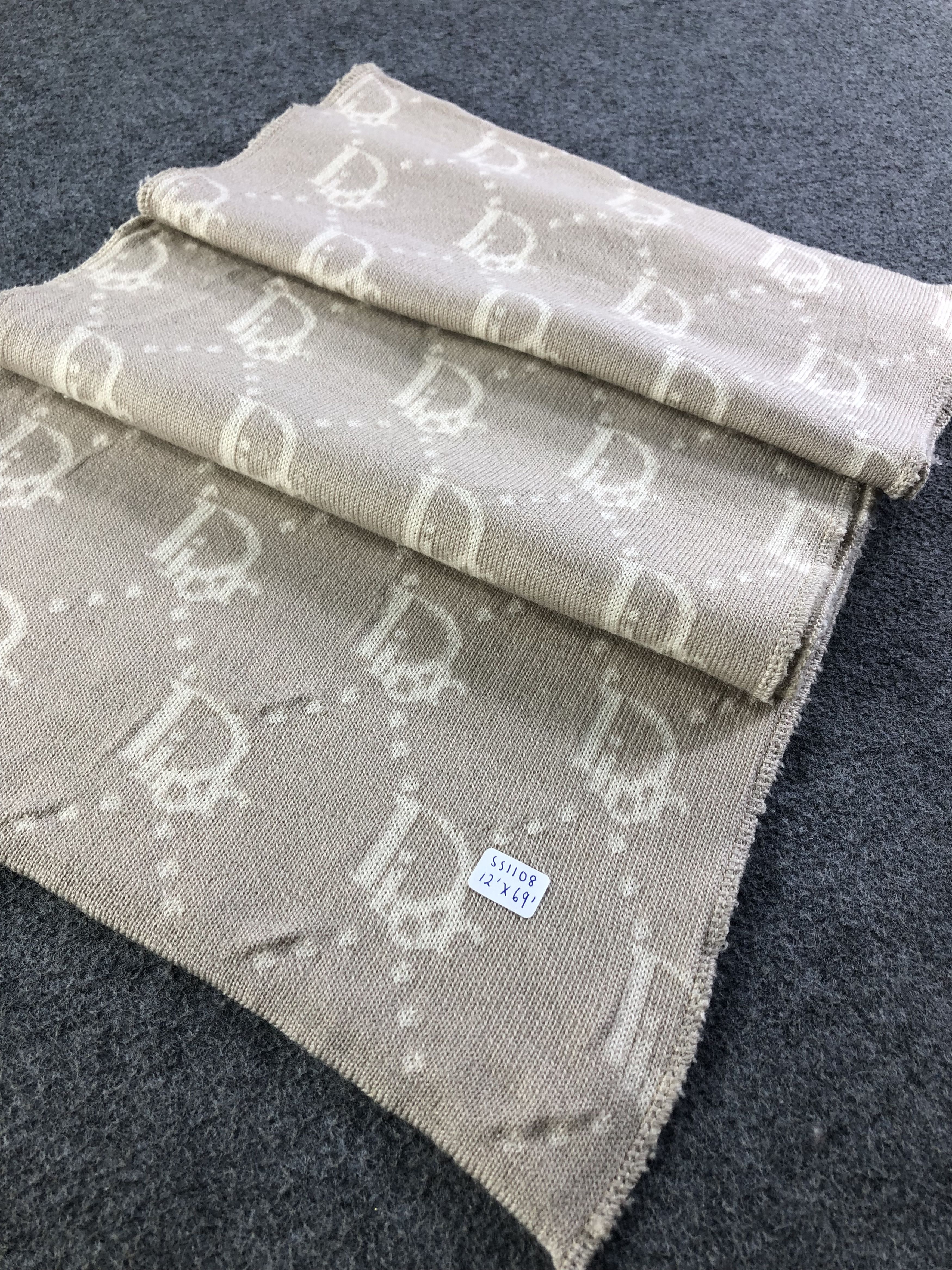 Vintage Christian Dior Monogram Scarf / Muffler / Neckwear Size ONE SIZE - 2 Thumbnail