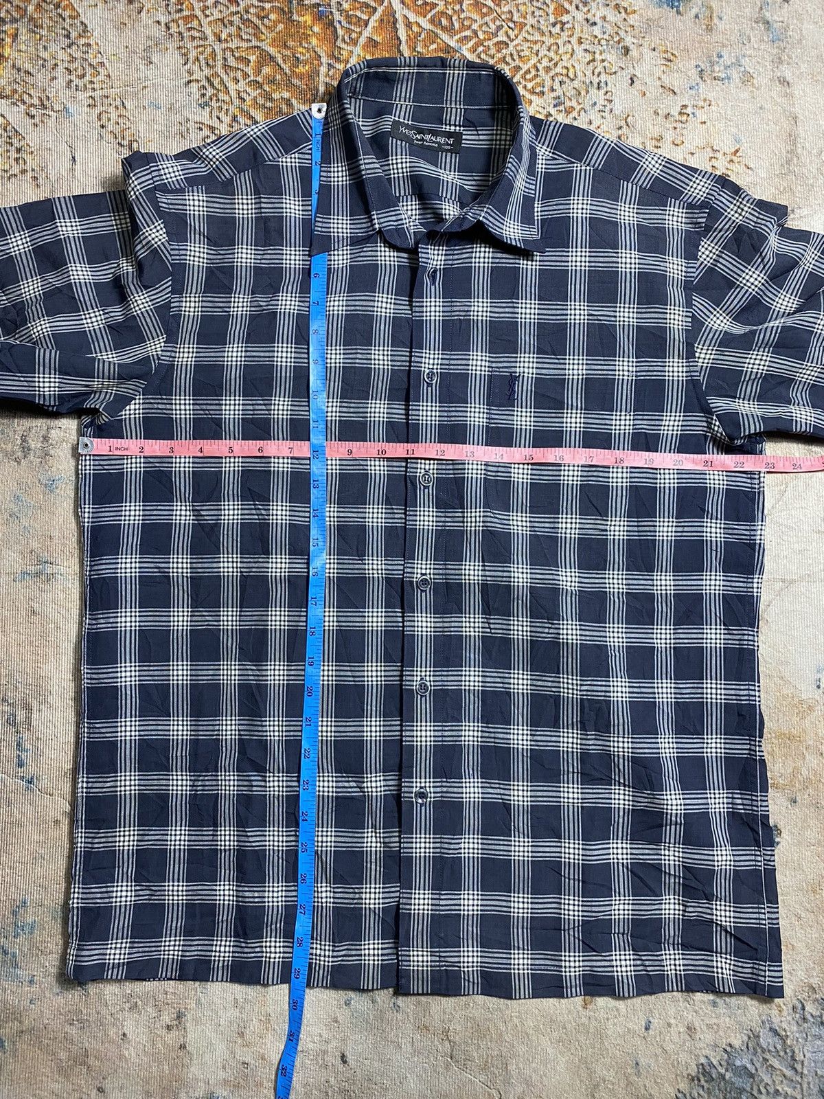 Yves Saint Laurent Vintage Yves Saint Laurent Button up shirt Size US L / EU 52-54 / 3 - 11 Thumbnail