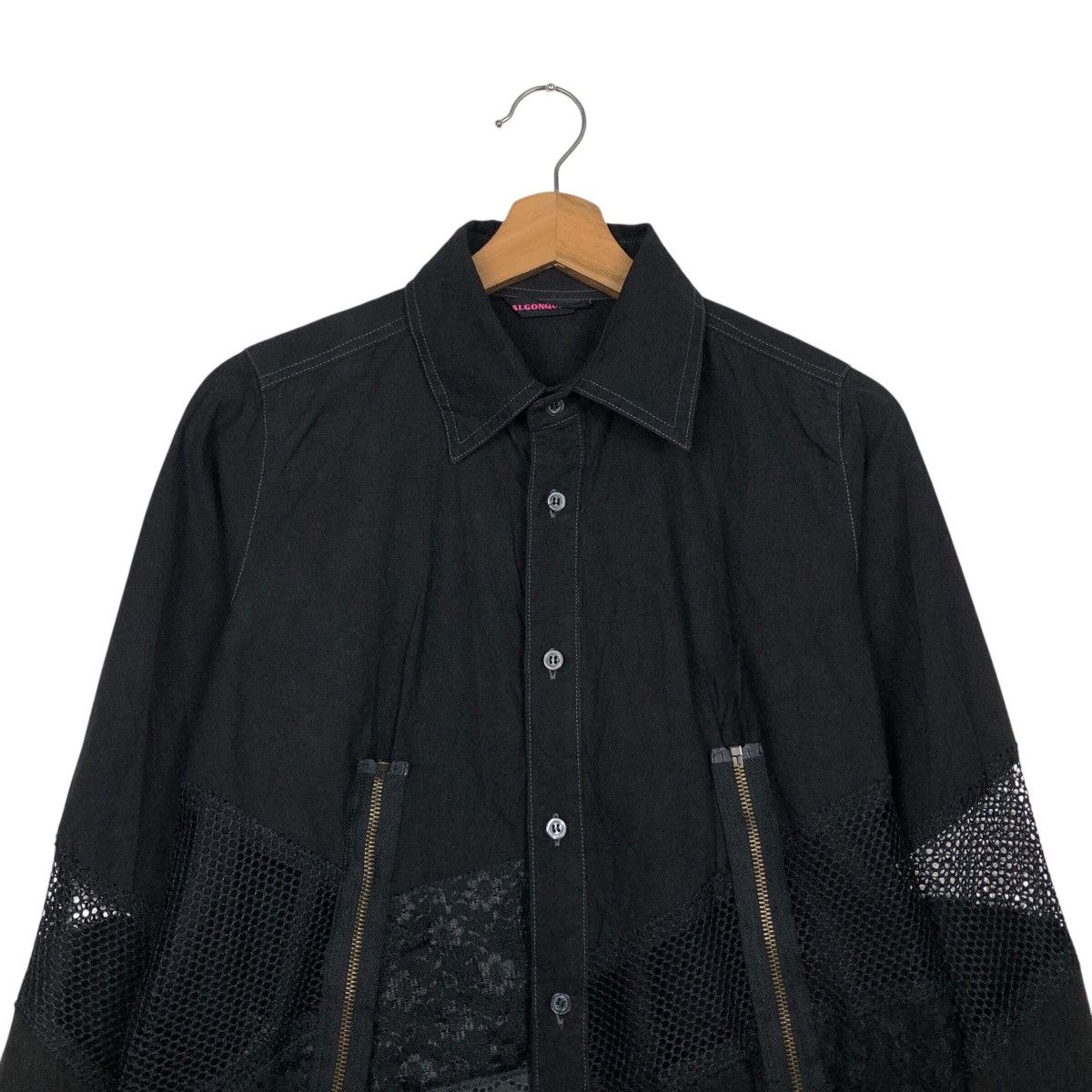 Japanese Brand 📌Punk Design Shirt Jacket Button Algonquins Over Design Size US M / EU 48-50 / 2 - 4 Thumbnail