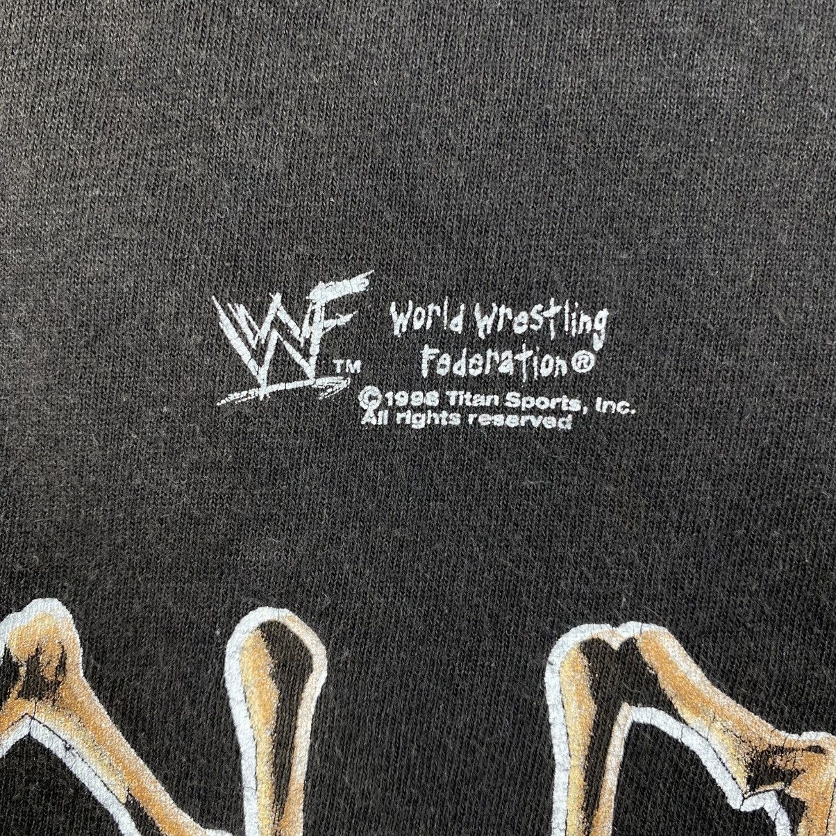 Vintage Vintage 90's STONE COLD WWF Graphic Crazy Sunfaded Tee Size US M / EU 48-50 / 2 - 6 Thumbnail