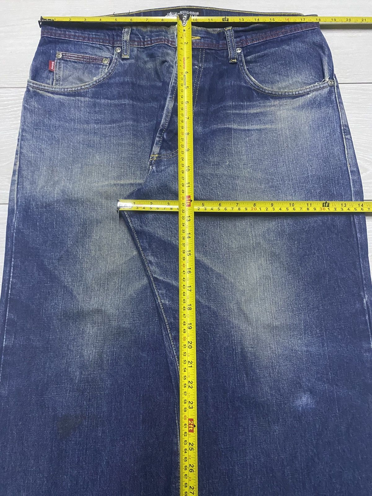 Stussy Stussy Rough & Rugged Mud Wash Baggy Jeans Size US 36 / EU 52 - 16 Thumbnail