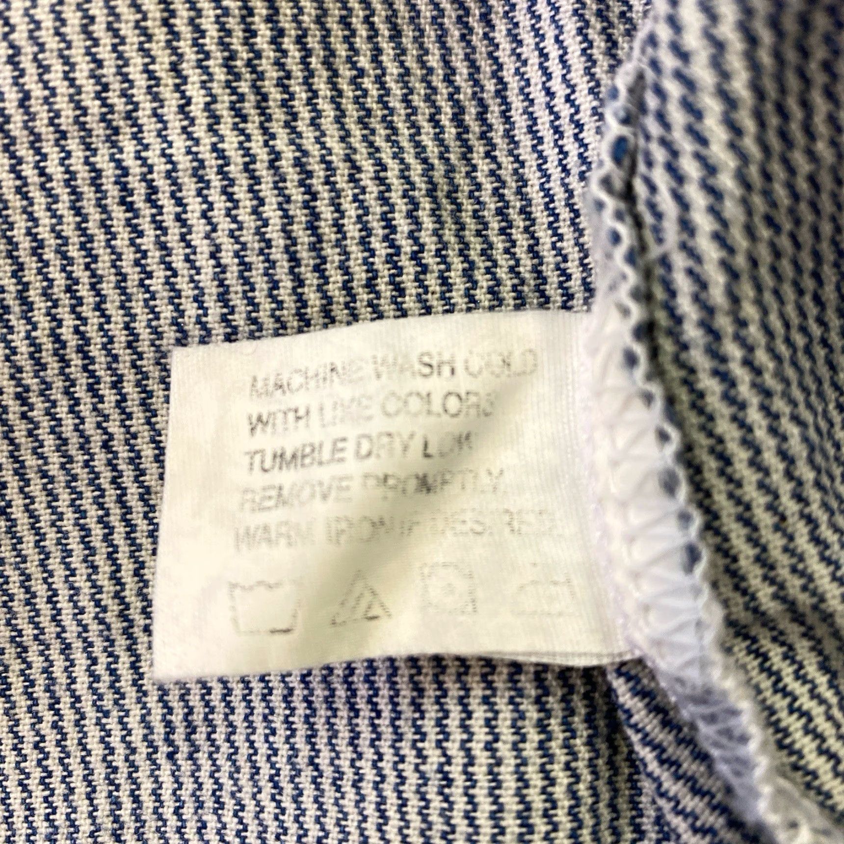 Dickies VINTAGE Dickies Shirt Mens 2XL Blue Striped Denim Western Grunge Punk Shirt Mens 2XL Blue Striped Denim Western Grunge Punk Size US XXL / EU 58 / 5 - 5 Thumbnail