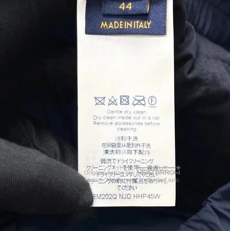 Louis Vuitton Louis Vuitton Navy Nylon Logo Casual Pants . Size US 32 / EU 48 - 4 Thumbnail