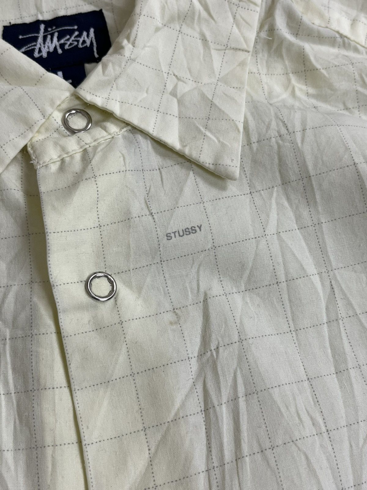 Stussy Vintage 90s Stussy Plaid Button Shirt Size US L / EU 52-54 / 3 - 6 Thumbnail