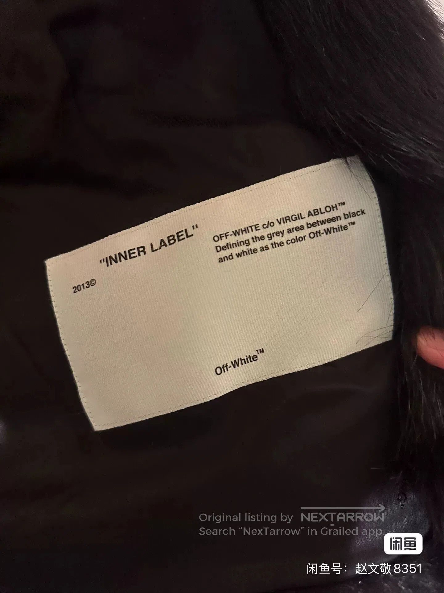 Off-White OFF WHITE Runway Faux Fur Coat. Size S / US 4 / IT 40 - 3 Thumbnail