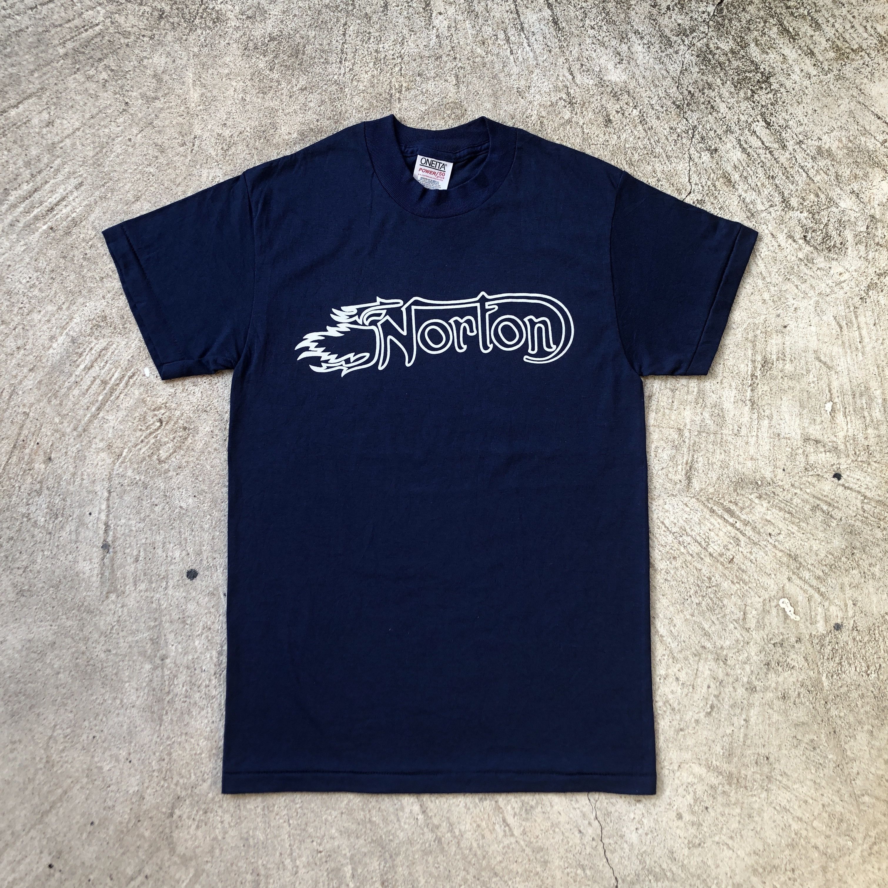 Norton Vintage 90s Norton Motorcycle T shirt Size US S / EU 44-46 / 1 - 1 Thumbnail