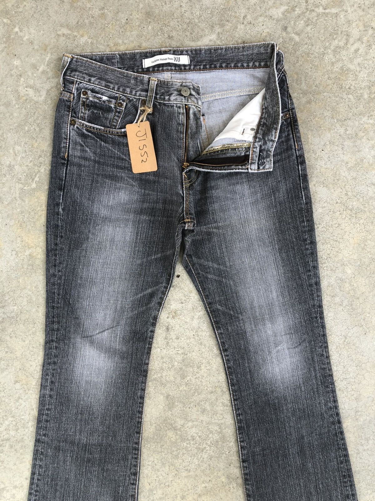If Six Was Nine Japanese Edwin XU Flared Jeans Distressed Bootcut Size US 32 / EU 48 - 3 Thumbnail