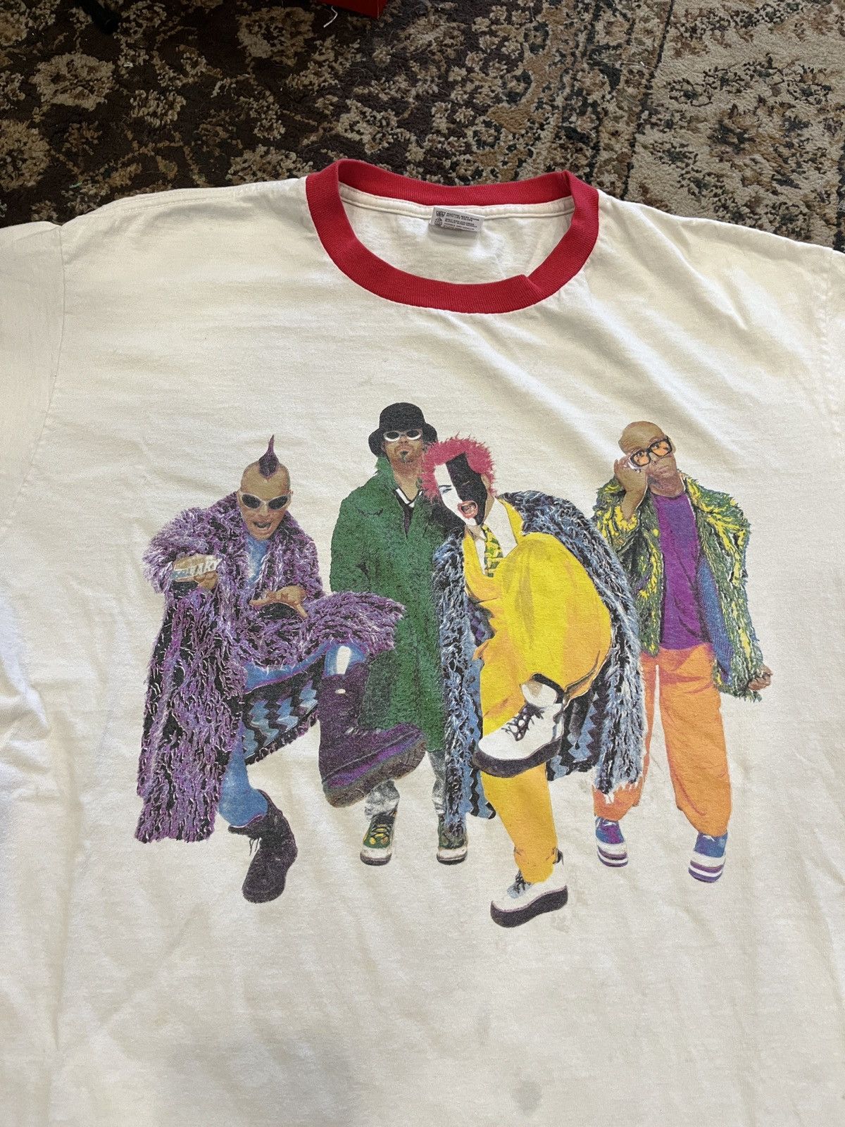 Band Tees × Vintage 90s Flipp Vintage Ringer Band Tee Size US XL / EU 56 / 4 - 2 Thumbnail