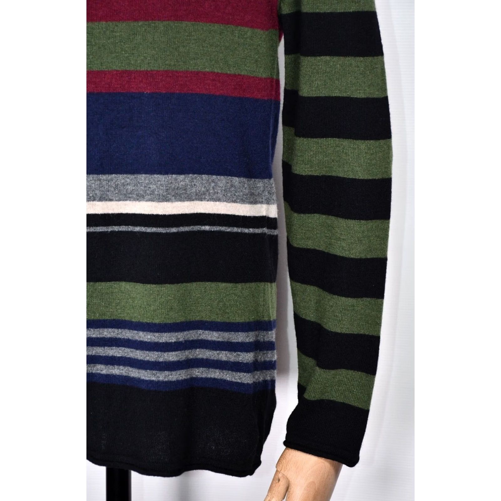 Nudie Jeans Nudie Jeans Pullover Sweater Striped Wool Men's Size S Knit Crew Neck Casual Multicolor Winter Spring Size US S / EU 44-46 / 1 - 3 Thumbnail
