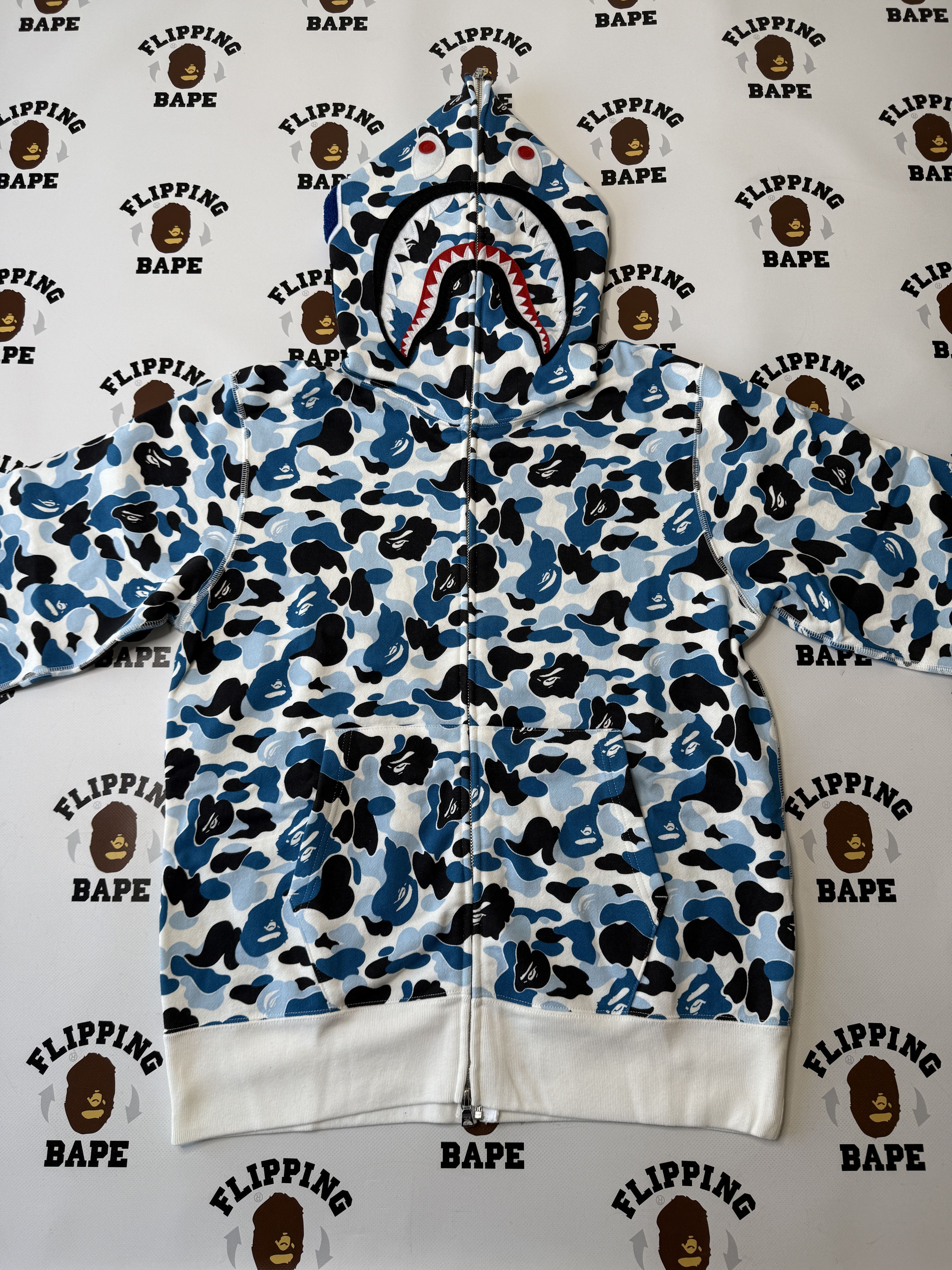 Bape BAPE SHENYANG SEPARATE SHARK FULL ZIP HOODIE Size US M / EU 48-50 / 2 - 10 Thumbnail