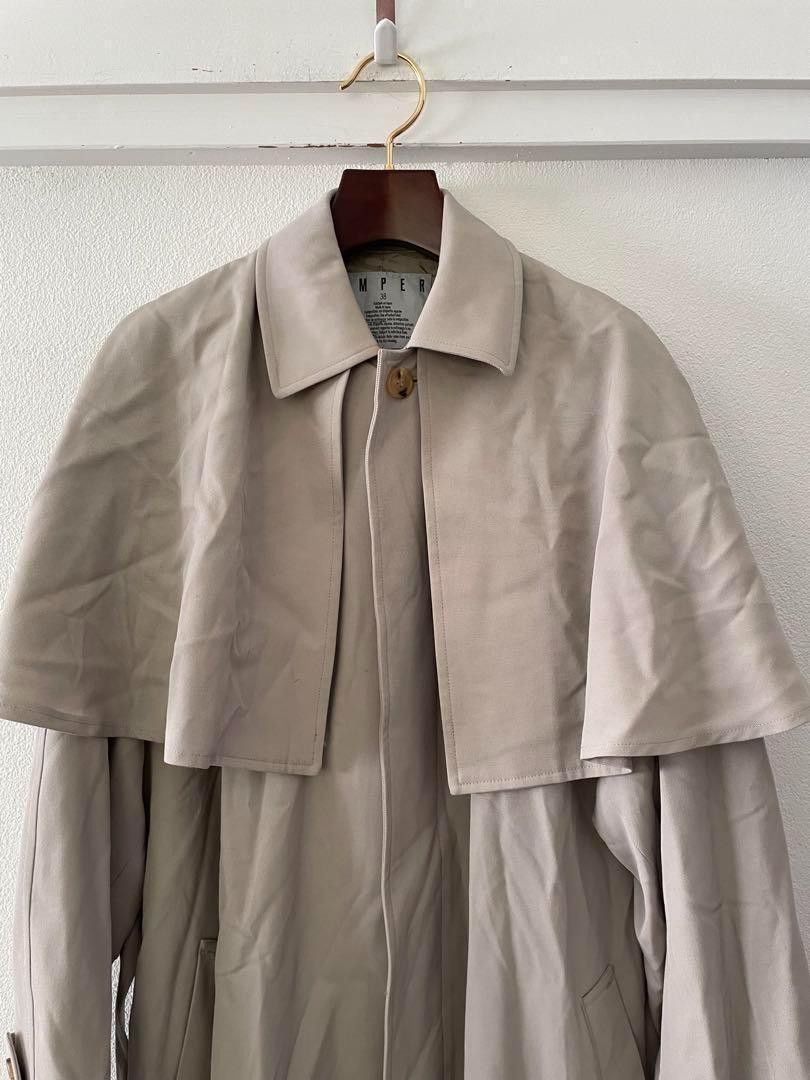 Yohji Yamamoto Yohji Yamamoto Wool Gabardine TrenchCoat Size US XXL / EU 58 / 5 - 2 Thumbnail