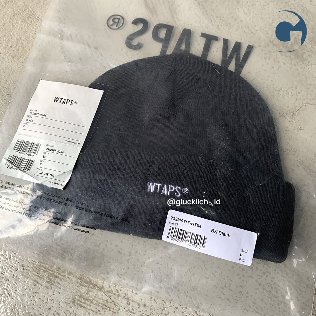 Wtaps WTAPS, Beanie 04 in Black Size ONE SIZE - 5 Thumbnail