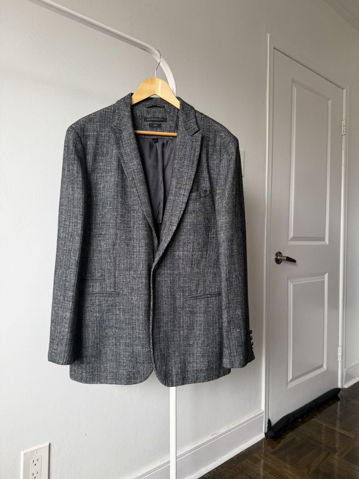John Varvatos John Varvatos USA Luxe Blazer 42R Gray Sport Coat Jacket Size US L / EU 52-54 / 3 - 3 Thumbnail