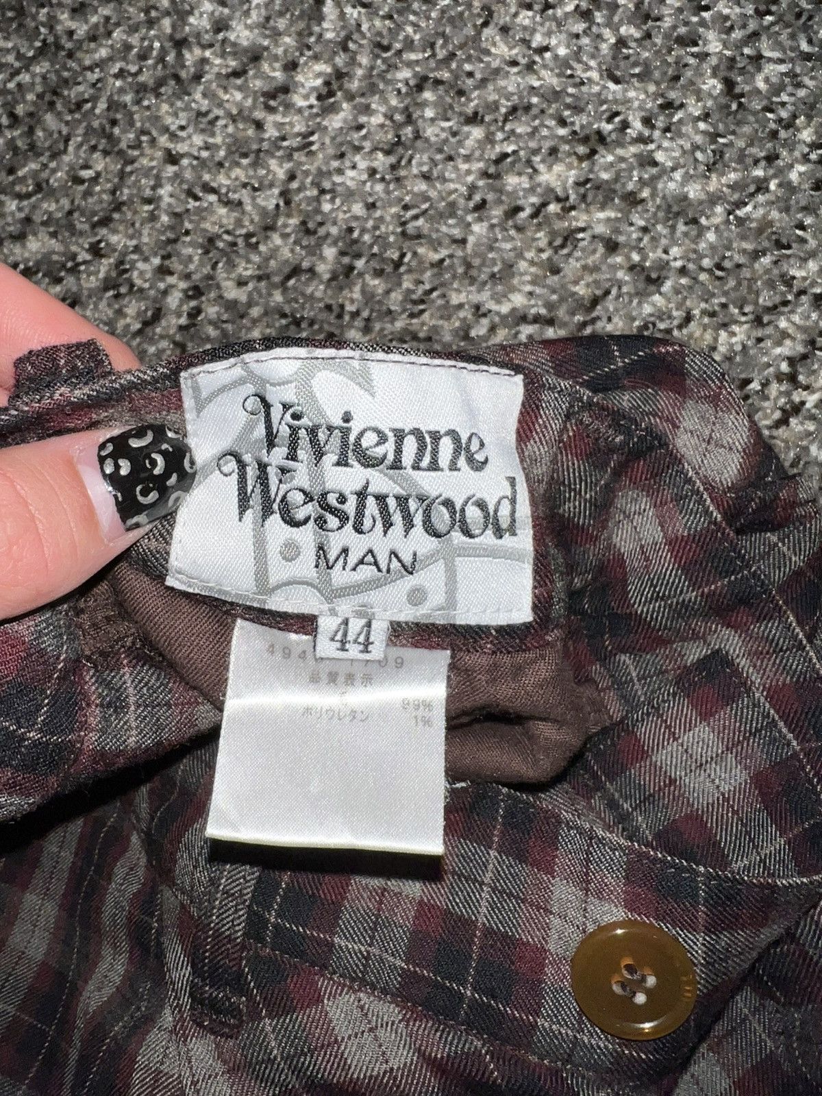 Vivienne Westwood Burgundy Vivienne Westwood Bondage Pants Size US 29 - 1 Thumbnail