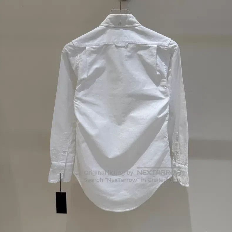 Thom Browne Thom Browne Classic Shirt in White Oxford Cloth Size S / US 4 / IT 40 - 4 Thumbnail