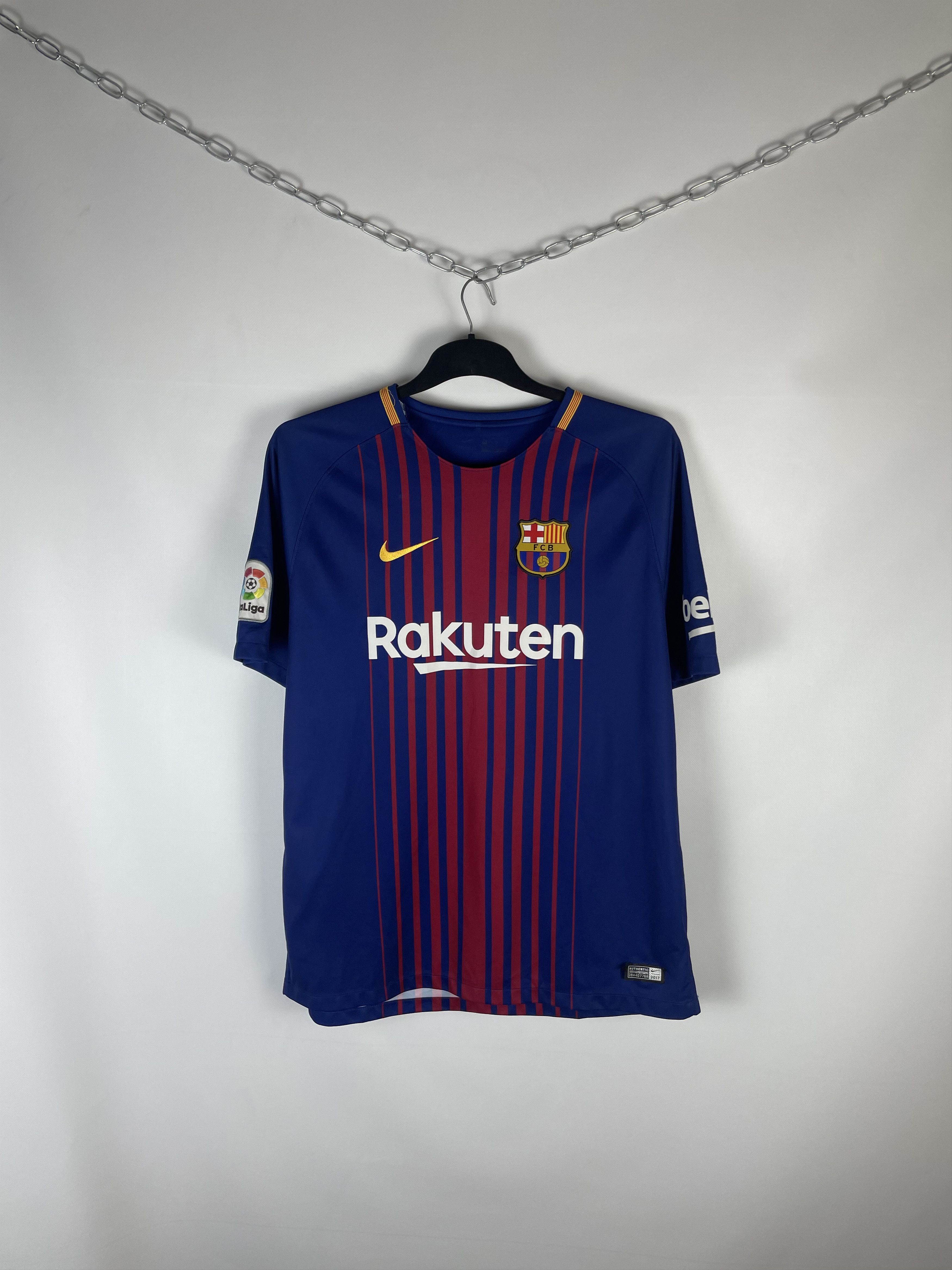 Nike BARCELONA HOME FOOTBALL SHIRT SOCCER JERSEY Size US XL / EU 56 / 4 - 1 Thumbnail