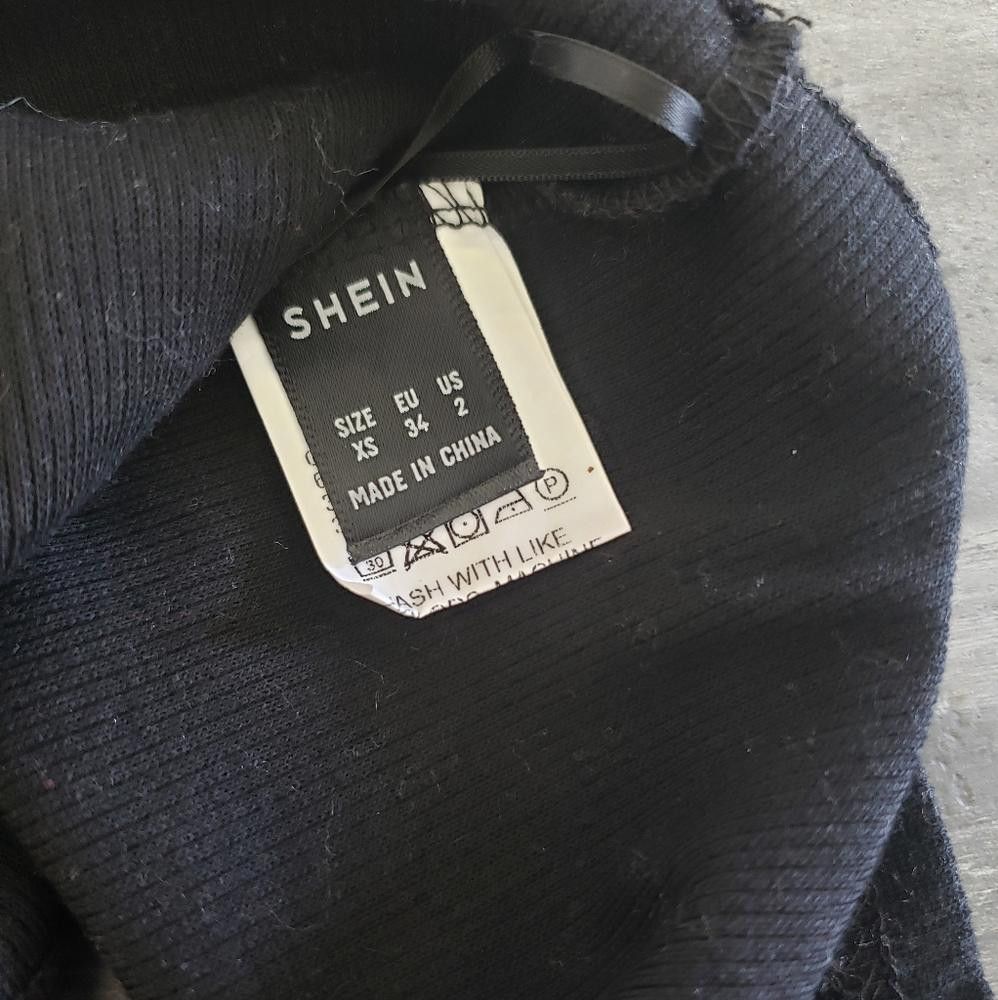 Shein Black Basic SHEIN Cropped Tube Top Size XS / US 0-2 / IT 36-38 - 3 Thumbnail