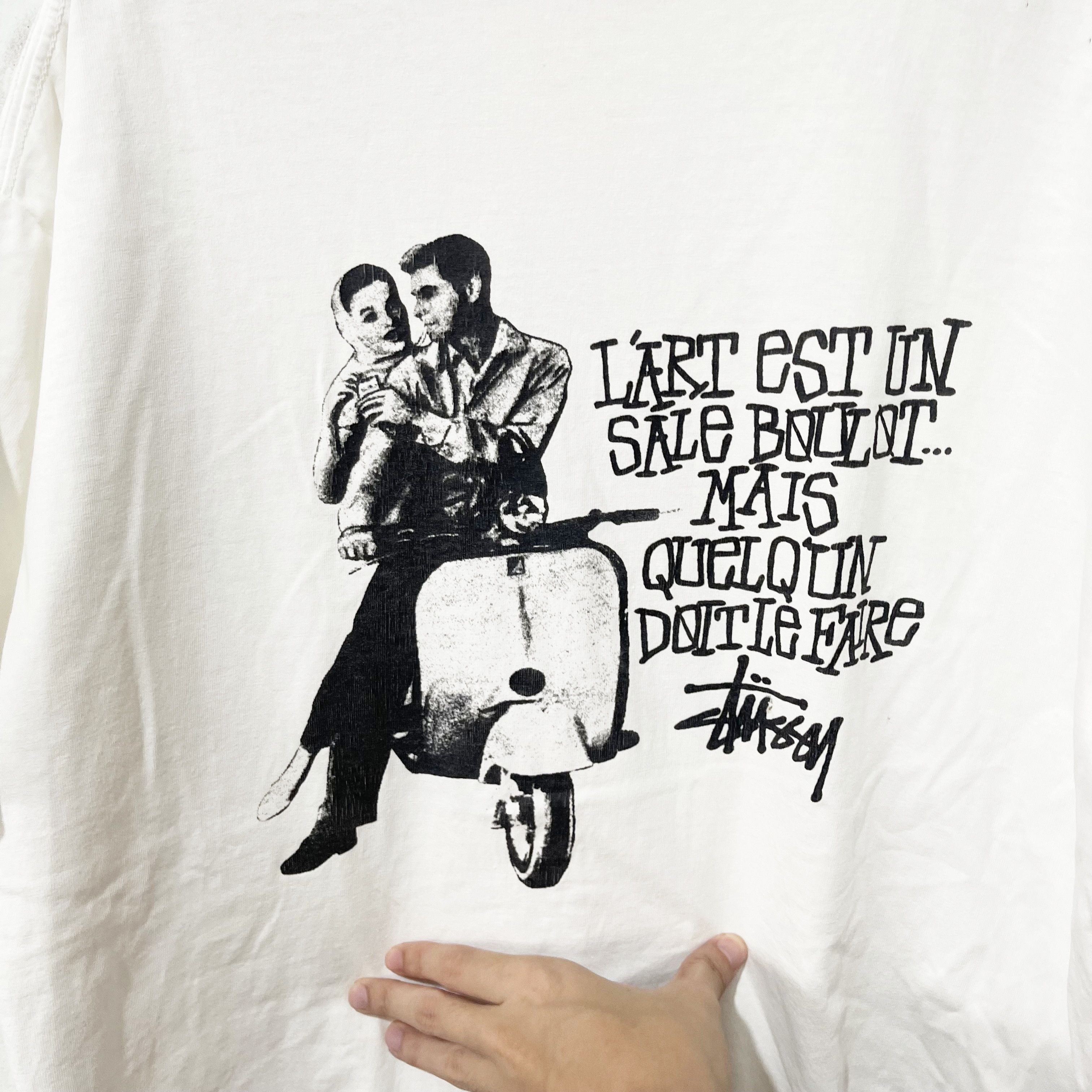 Stussy Vintage 90s Stussy Remixed Classics Vespa T-Shirt | Grailed
