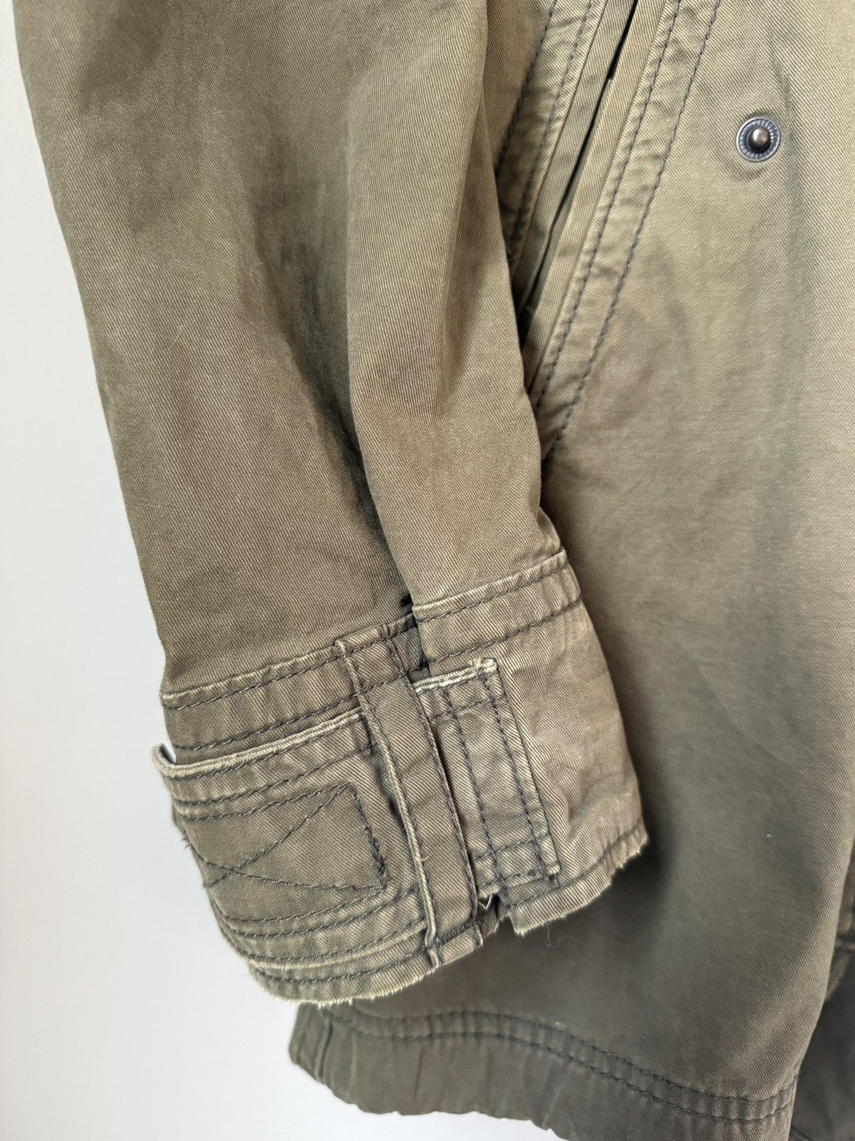Abercrombie & Fitch Abercrombie Green Military/Utility Coat Jacket Size Large Size US L / EU 52-54 / 3 - 3 Thumbnail