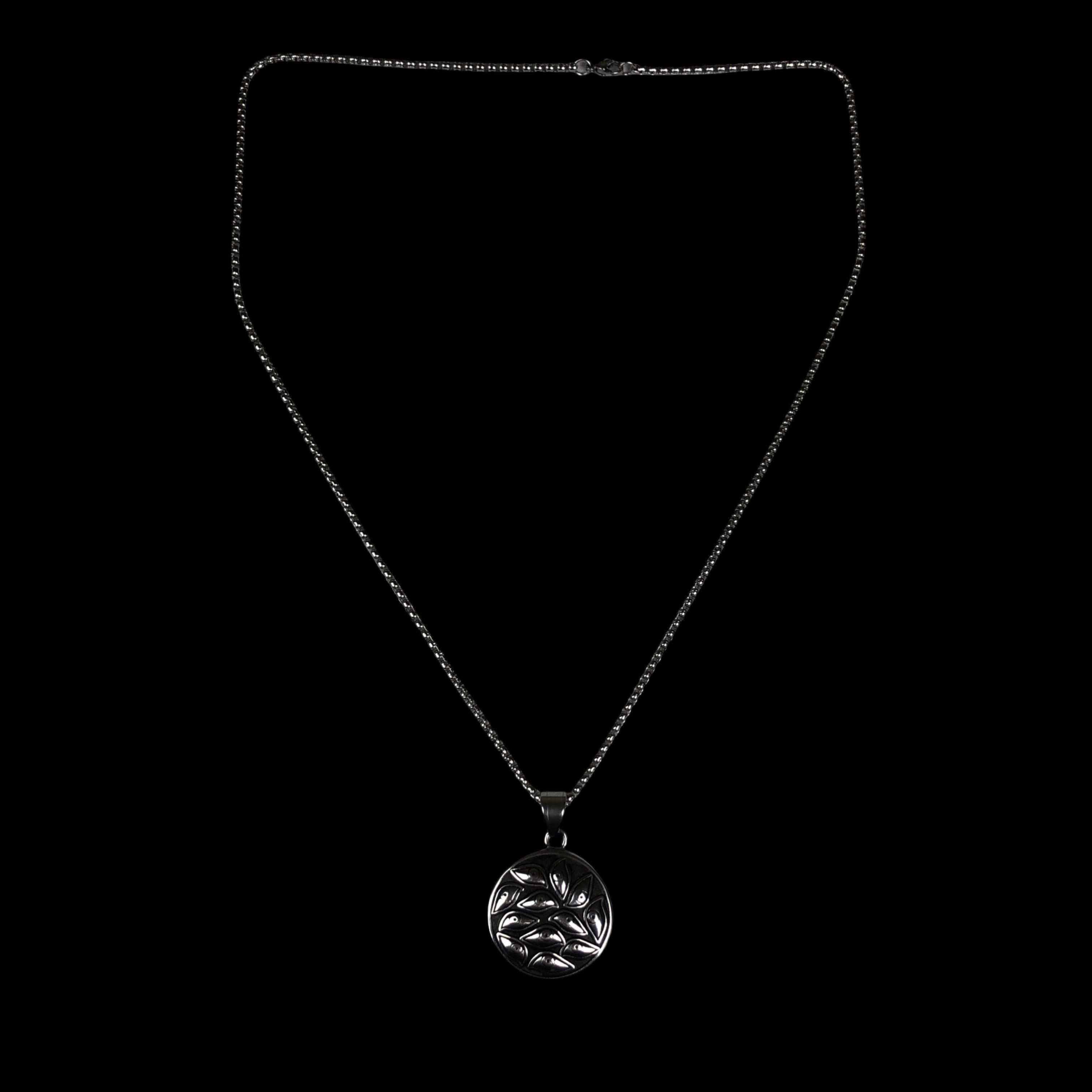 Jewelry Stainless Steel Eyes Necklace Gothic Punk Emo Y2K Size ONE SIZE - 2 Thumbnail