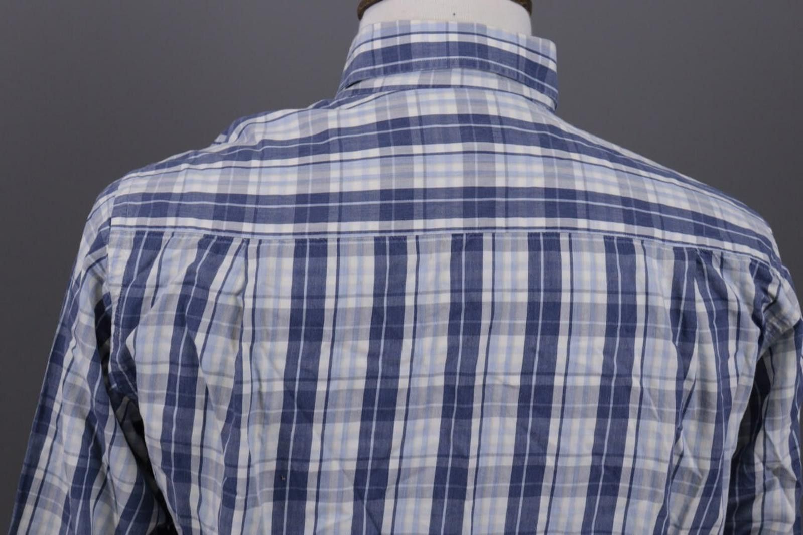 Designer Burberry London Blue Check Button Down Shirt Size 39 Size US M / EU 48-50 / 2 - 11 Thumbnail