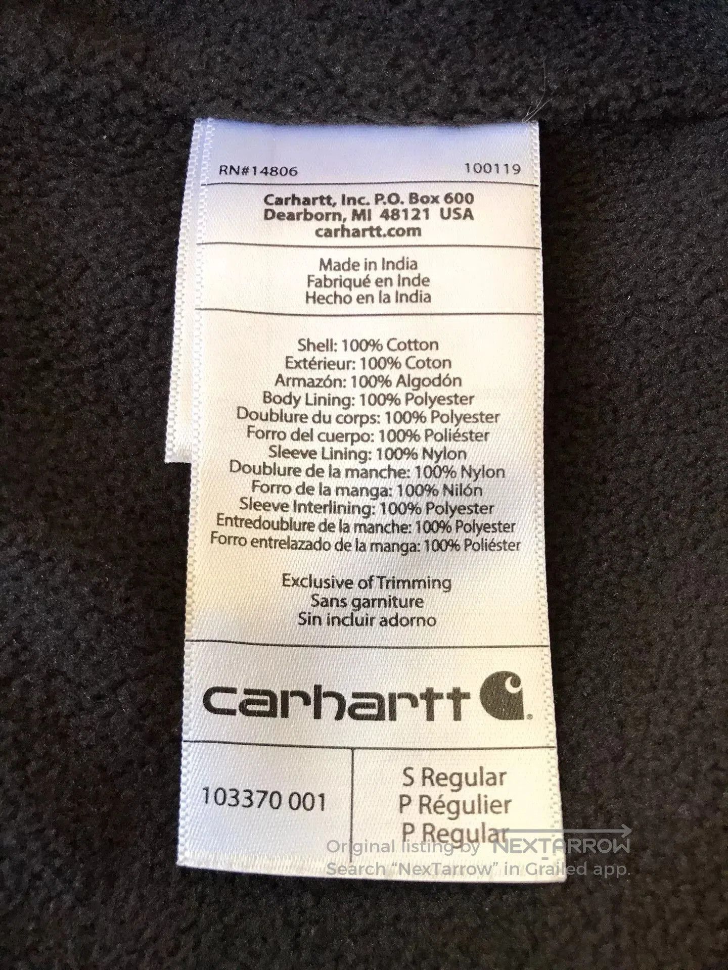 Carhartt Carhartt 103370 Full Swing Armstrong Jacket. Size US S / EU 44-46 / 1 - 9 Thumbnail
