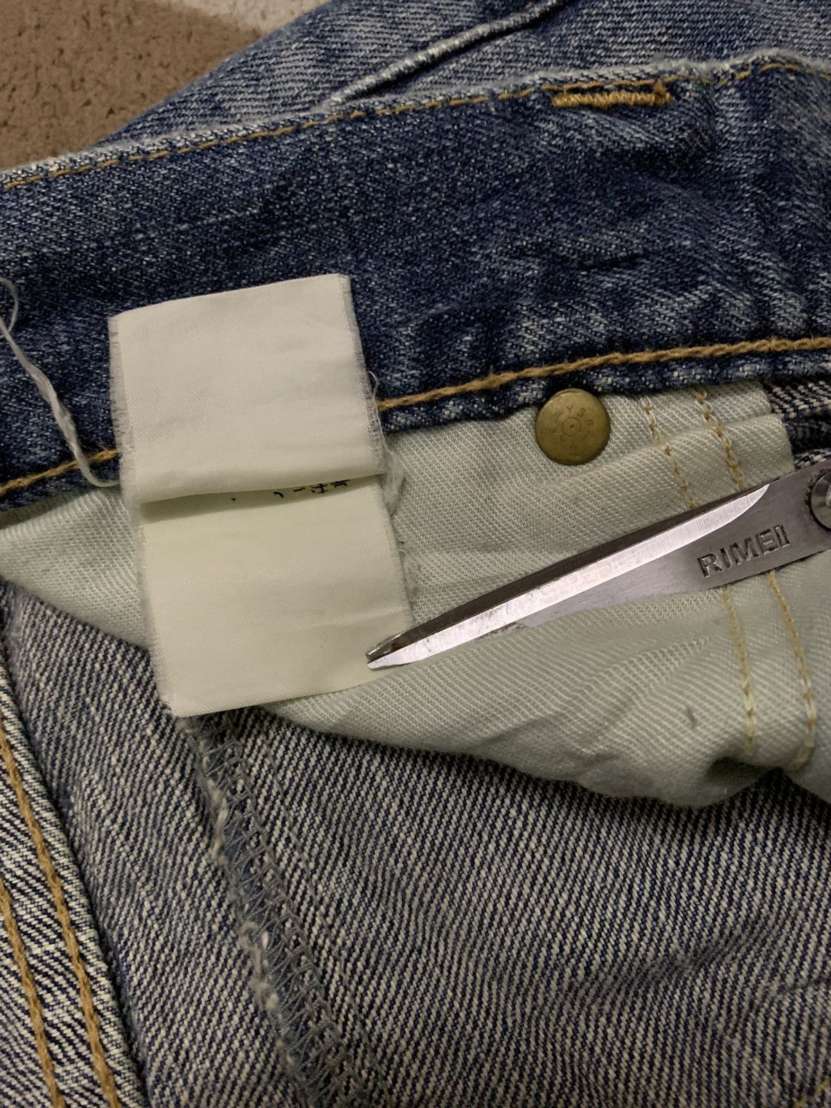 14th Addiction Vintage Japanese Brand Baggy Distressed Punk Style Jeans Size US 30 / EU 46 - 21 Thumbnail
