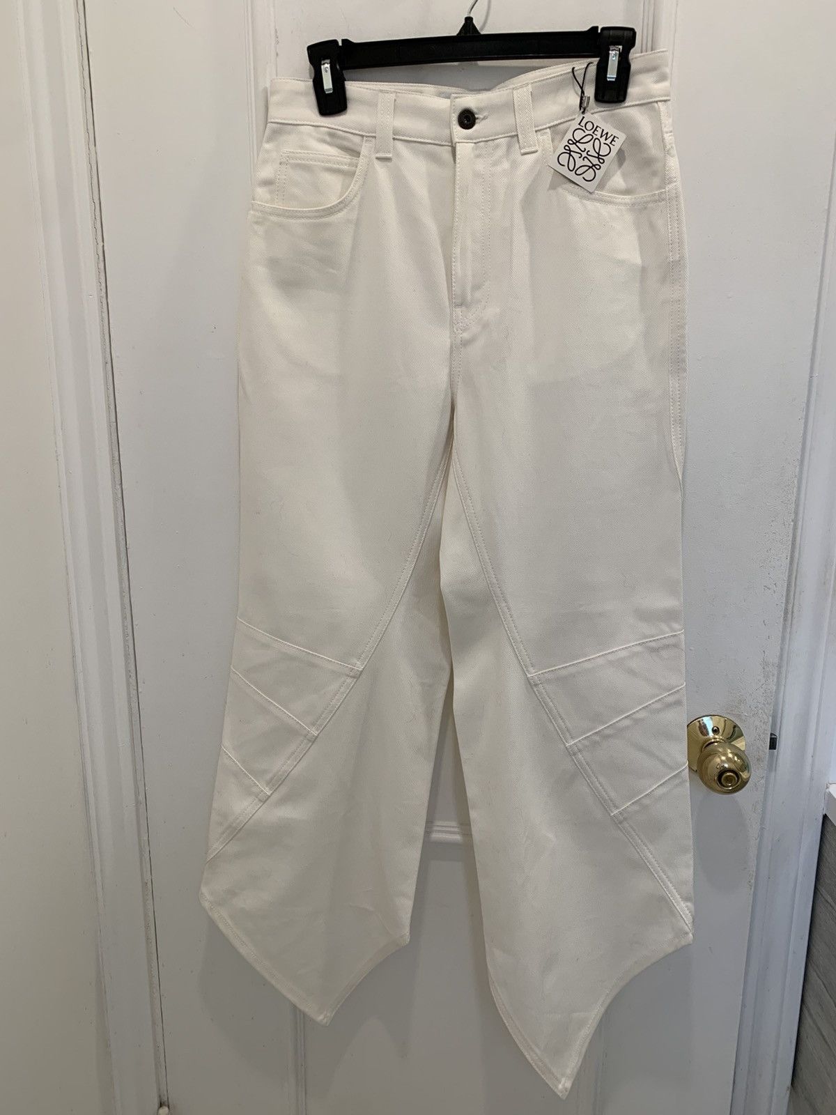 Loewe NWT Loewe Cropped Curved Jeans. Size 38FR Size 27" / US 4 / IT 40 - 2 Thumbnail