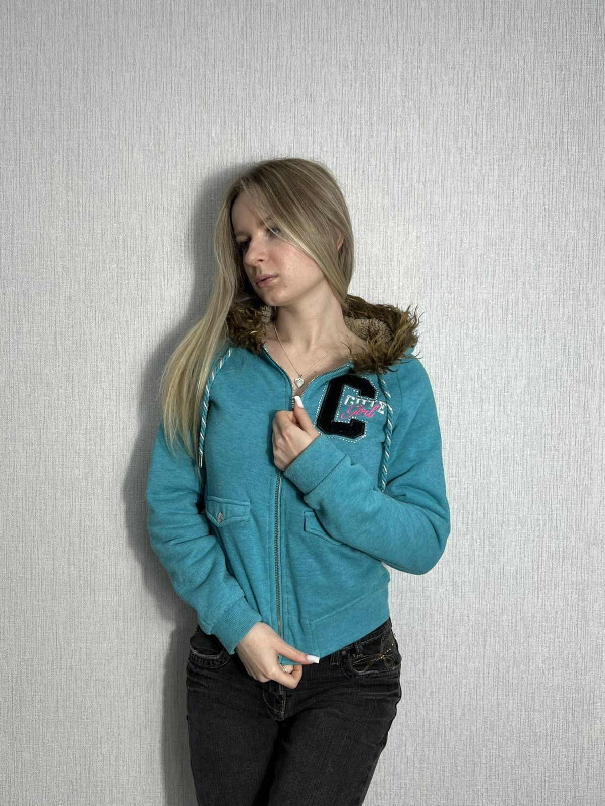 Hysteric Glamour Crazy Cute Y2k Hysteric Glamour Faux Fur Zip Hoodie LGB 00s Size S / US 4 / IT 40 - 2 Thumbnail
