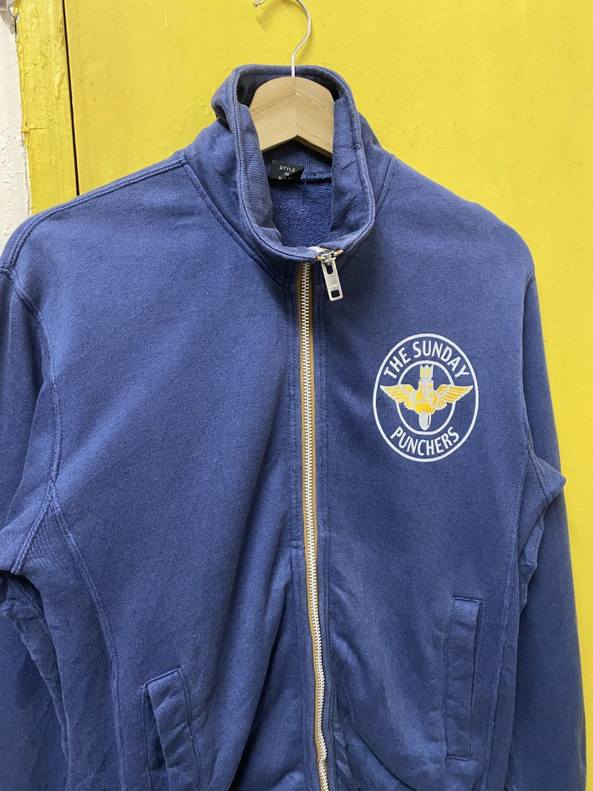 Avirex Avirex Army Air Forces Sweater Zipper Blue Black Size US S / EU 44-46 / 1 - 4 Thumbnail