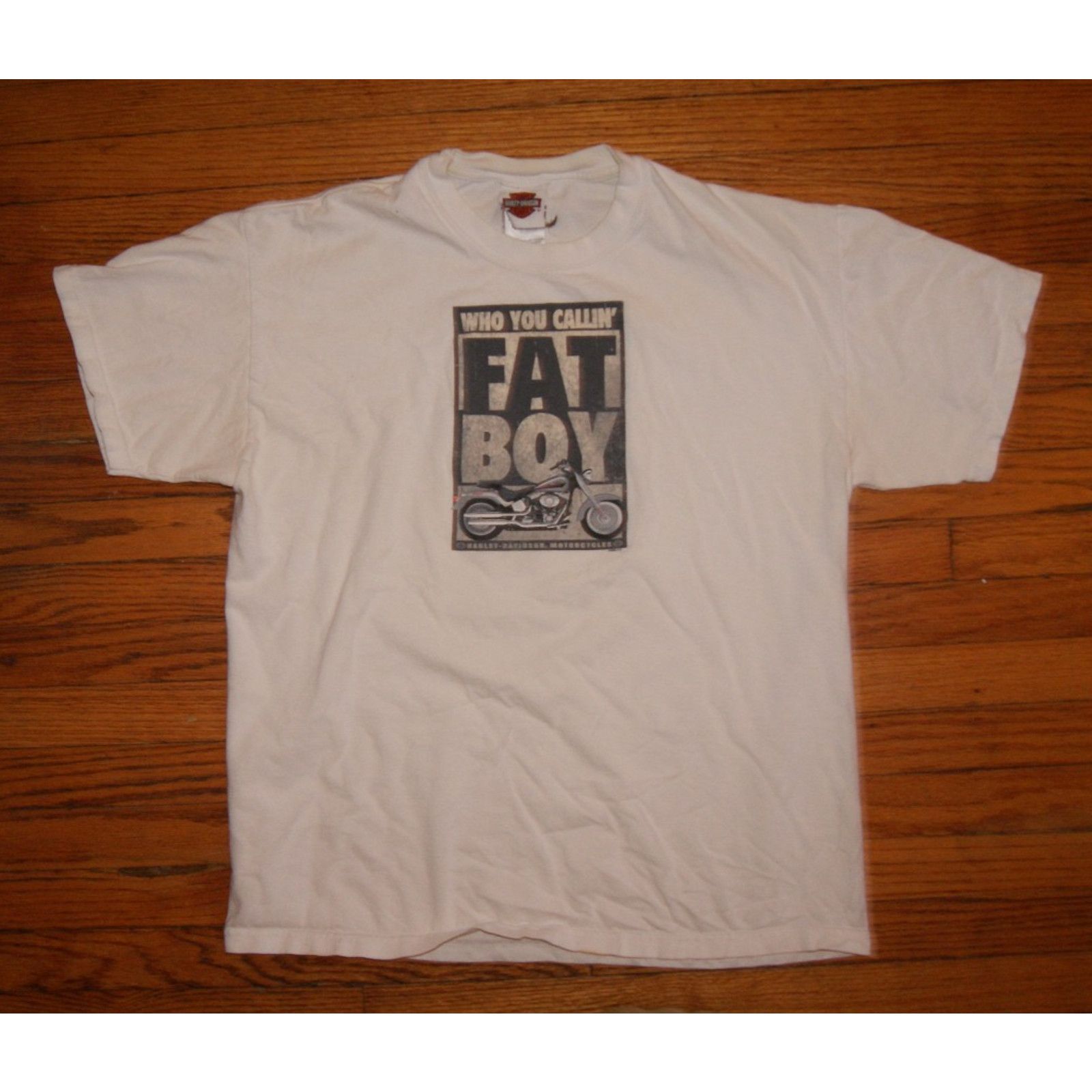 Harley Davidson VTG Y2K Harley Davidson White L TShirt USA Size US L / EU 52-54 / 3 - 3 Thumbnail