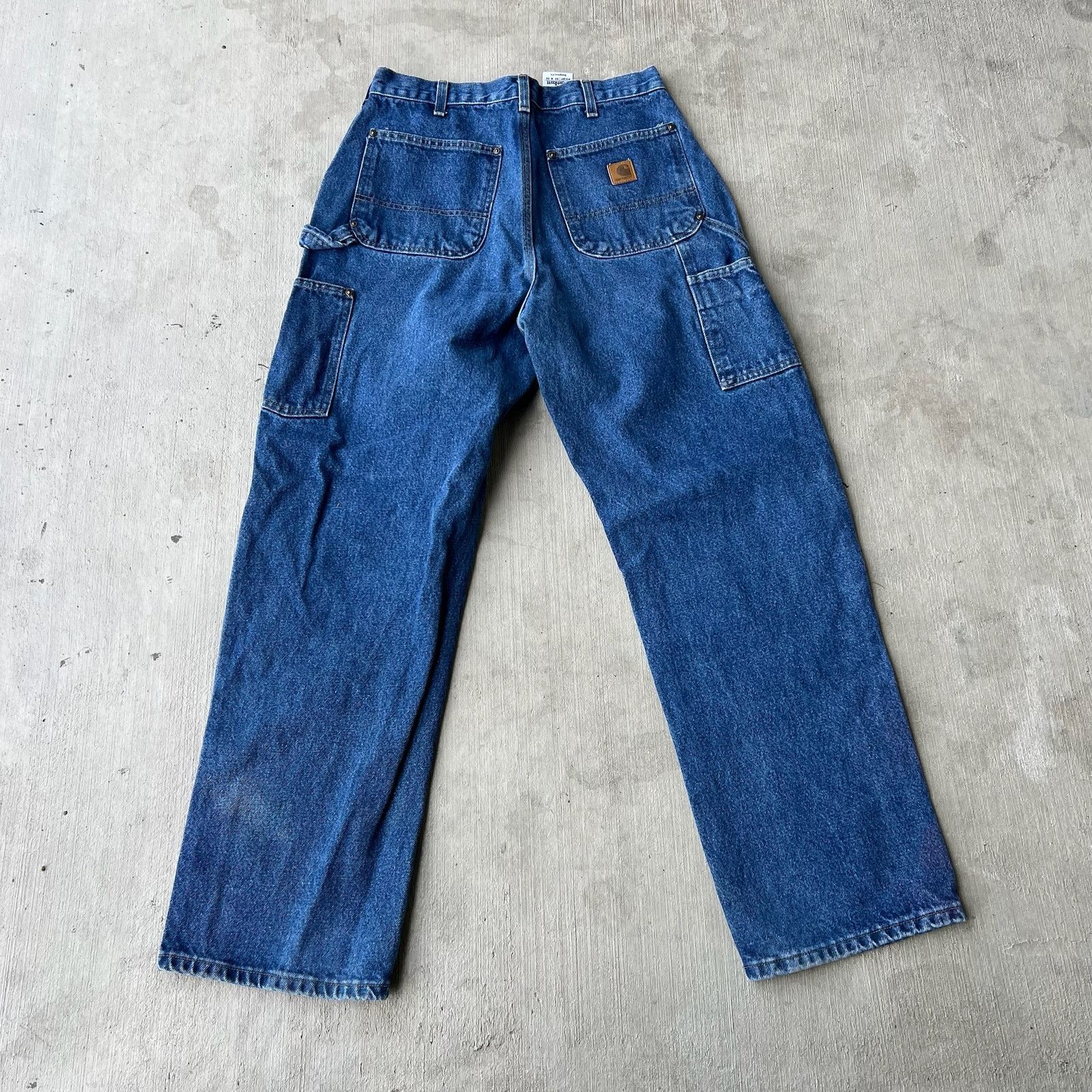 Carhartt × Vintage Carhartt denim blue jean double knee work carpenter pants Size US 30 / EU 46 - 4 Thumbnail