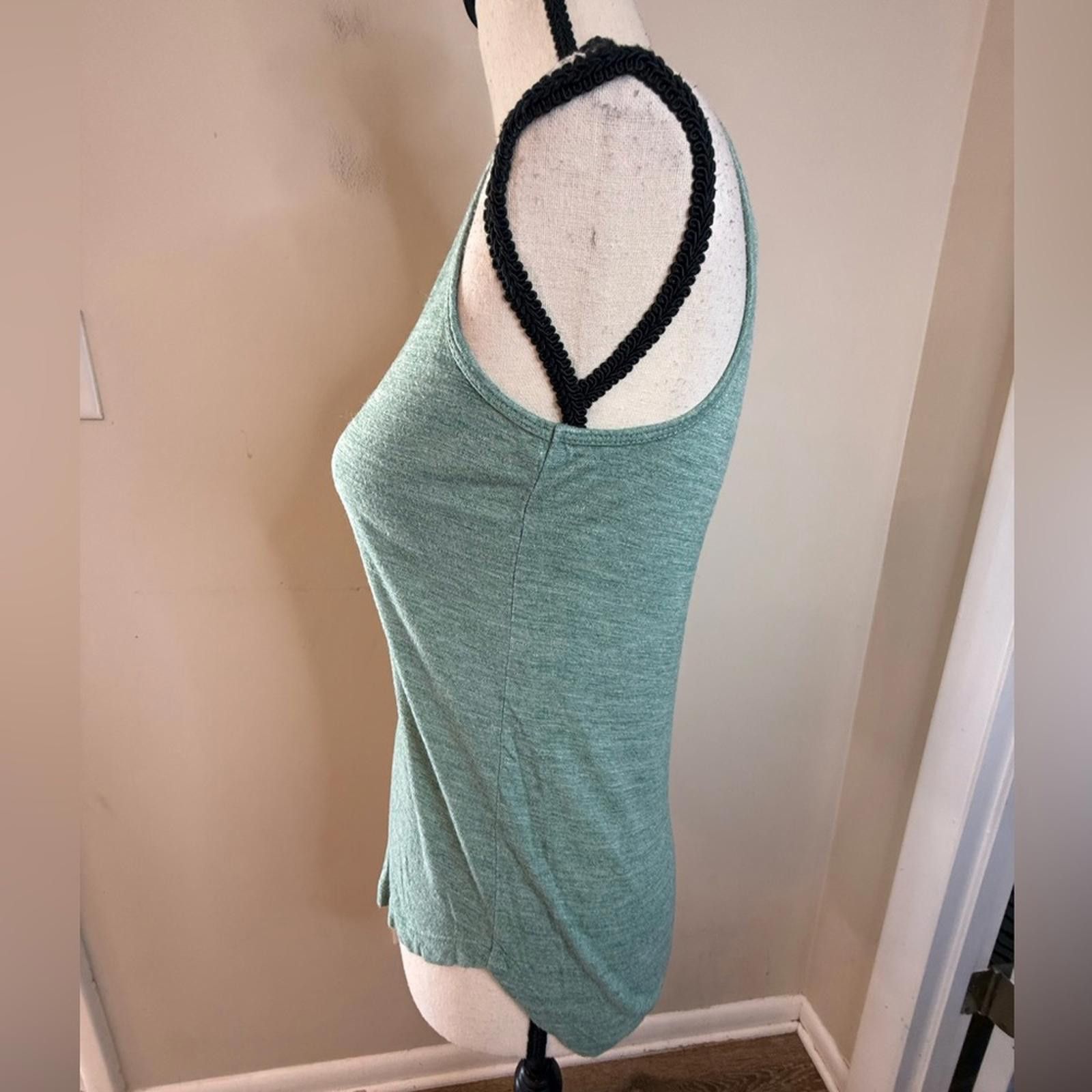 Madewell Madewell heather teal green tank top SZ XXS Size XXS / US 00 / IT 34 - 3 Thumbnail