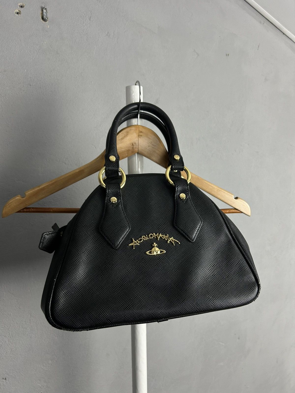 Vivienne Westwood Anglomania Black Handbag Orb Logo