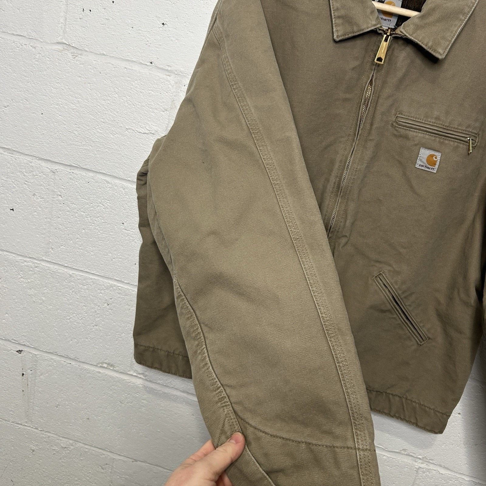 Carhartt Vintage Carhartt Blanket-Lined Detroit Jacket “Cottonwood” Size US XL / EU 56 / 4 - 7 Thumbnail