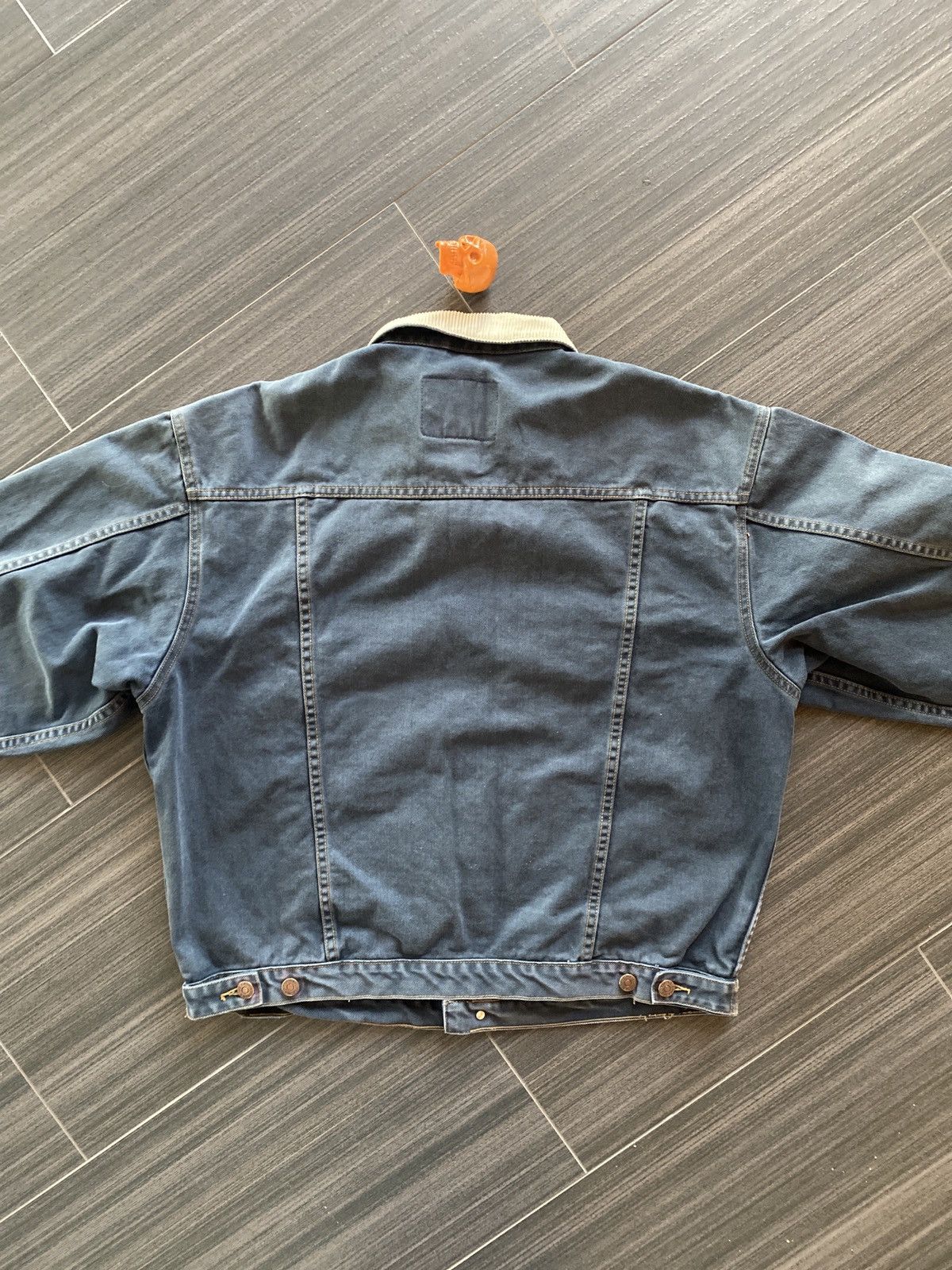 Arizona Jean Co. 90s Arizona Jeans navy trucker jacket L Size US L / EU 52-54 / 3 - 6 Thumbnail