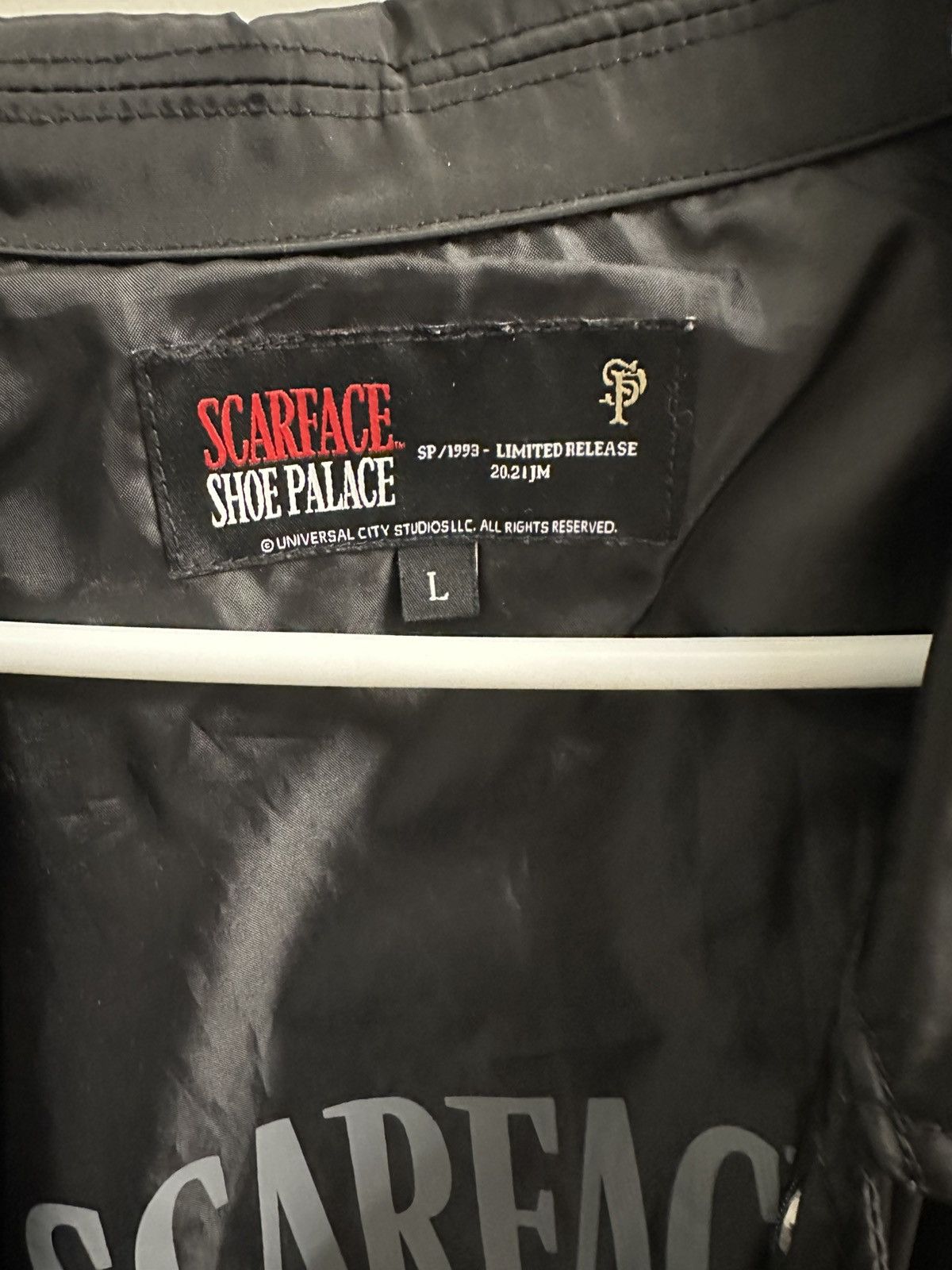 Other Scarface x Shoe Palace 2021 Windbreaker Jacket - Large Size US L / EU 52-54 / 3 - 3 Thumbnail