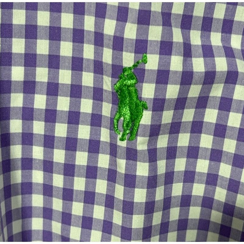 Ralph Lauren RALPH LAUREN Men’s Purple-White Check Casual Dress Shirt | L Size US L / EU 52-54 / 3 - 4 Thumbnail