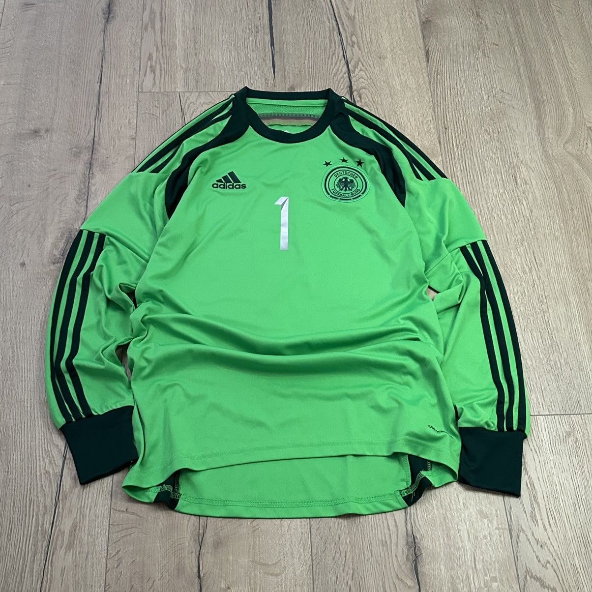 Adidas Germany Goalkeeper Jersey 2013 Neuer #1 Size S Size US S / EU 44-46 / 1 - 1 Thumbnail