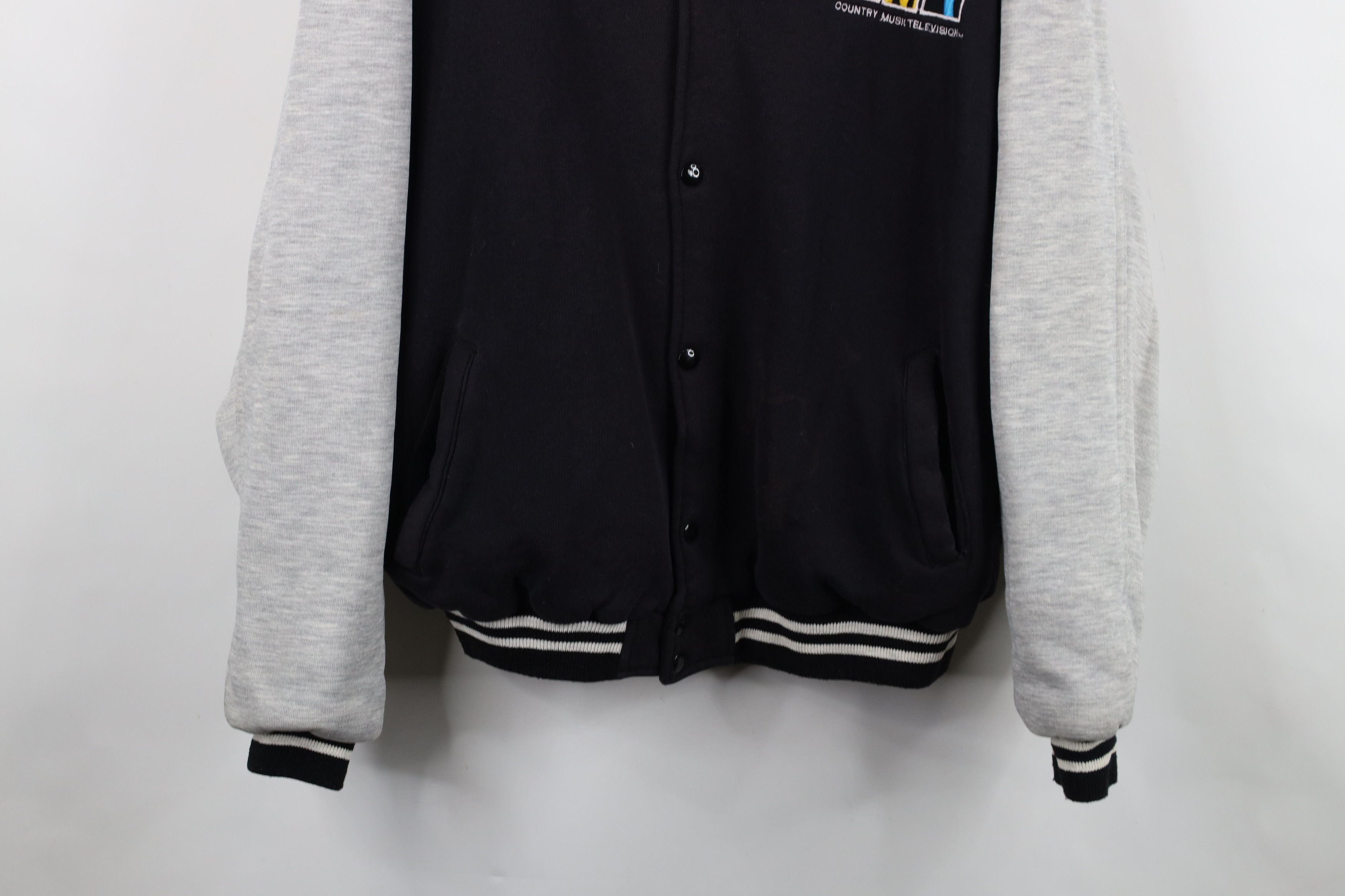 Vintage Vintage 90s CMT Country Music Television Bomber Jacket USA Size US XL / EU 56 / 4 - 3 Thumbnail