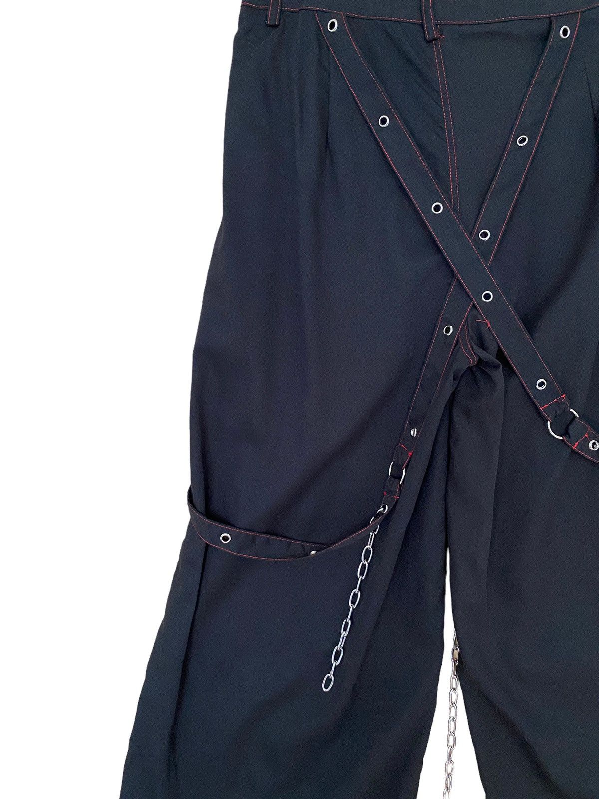 Japanese Brand Vintage Japanese Brand Bondage Baggy Pants 2000s Size US 26 / EU 42 - 5 Thumbnail