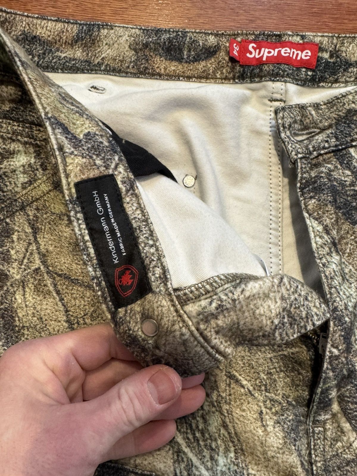 Supreme Moleskin Double Knee Painter Pants 34 Camo