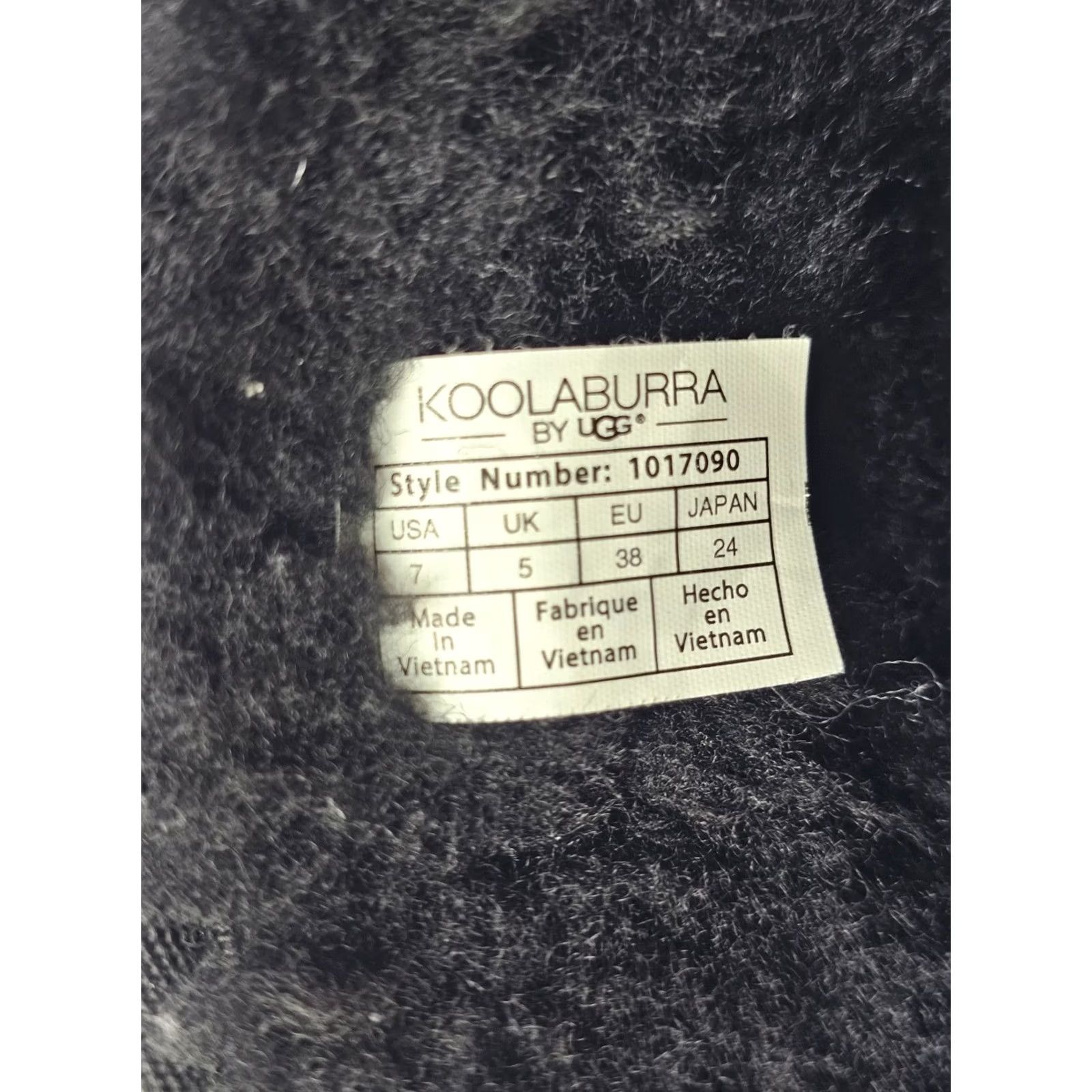 Vintage Koolaburra By UGG Koola Classic Boots Women 7 Black Suede Sherpa Lined 1017090 Size US 7 / IT 37 - 2 Thumbnail