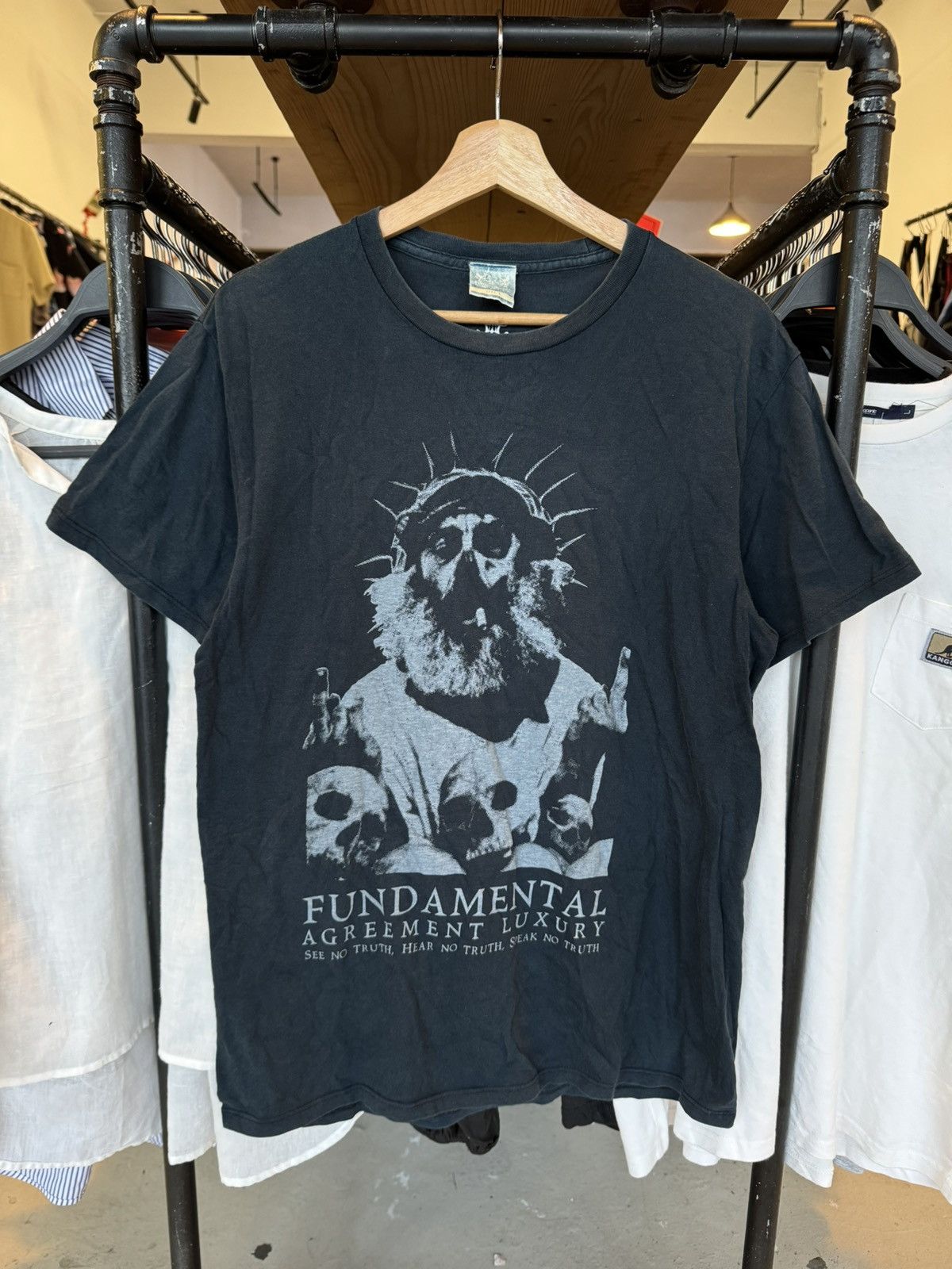 Japanese Brand × Vintage Y2K Fundamental Punk Riot Poem Sleeveless Size US L / EU 52-54 / 3 - 1 Thumbnail